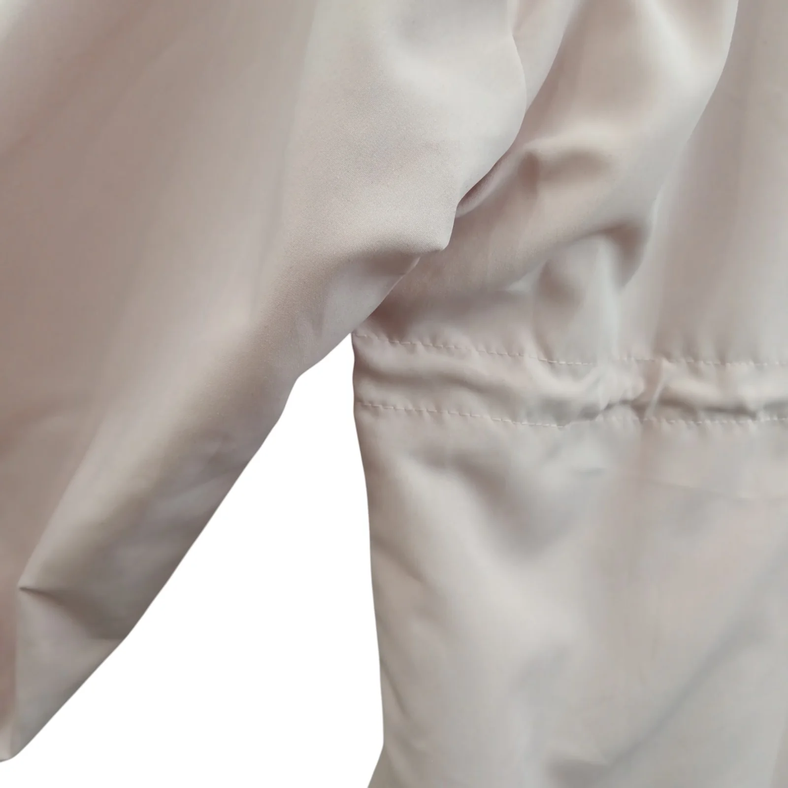 Unbranded Lightweight Hooded Women's Jacket In Pale Pink UK 4 XL Womenswear | Pre-loved - Image 5