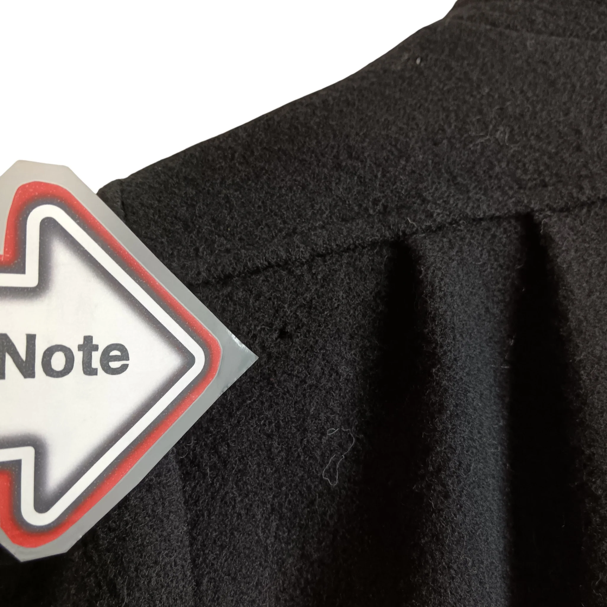 Unbranded Pure Wool Ladies Mid Length Black Coat UK Medium- Womenswear | Pre-loved - Image 4