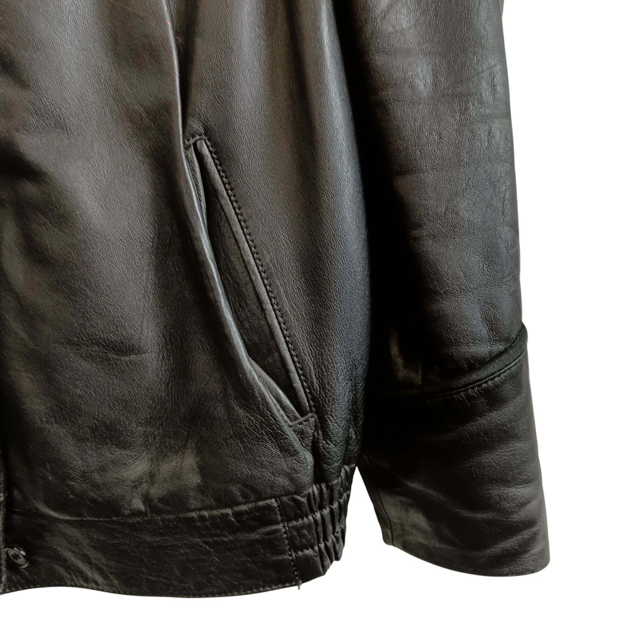 Unbranded Vintage Black Leather Women's Jacket UK X-Large Womenswear | Pre-loved - Image 5