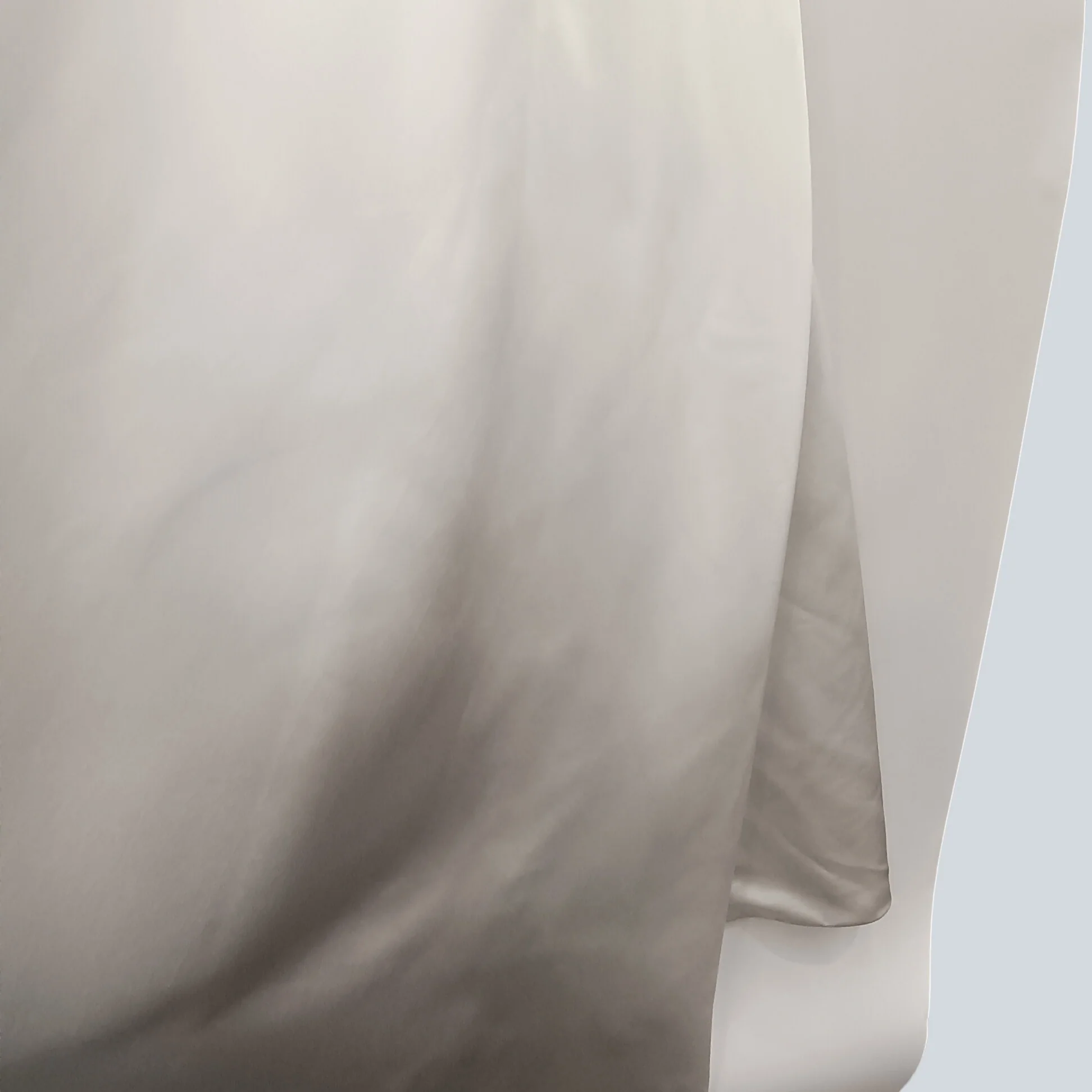 Unbranded White Satin Hi-low Strapless Weeding Corset Back Dress With Pockets UK S Womenswear | Pre-loved - Image 5