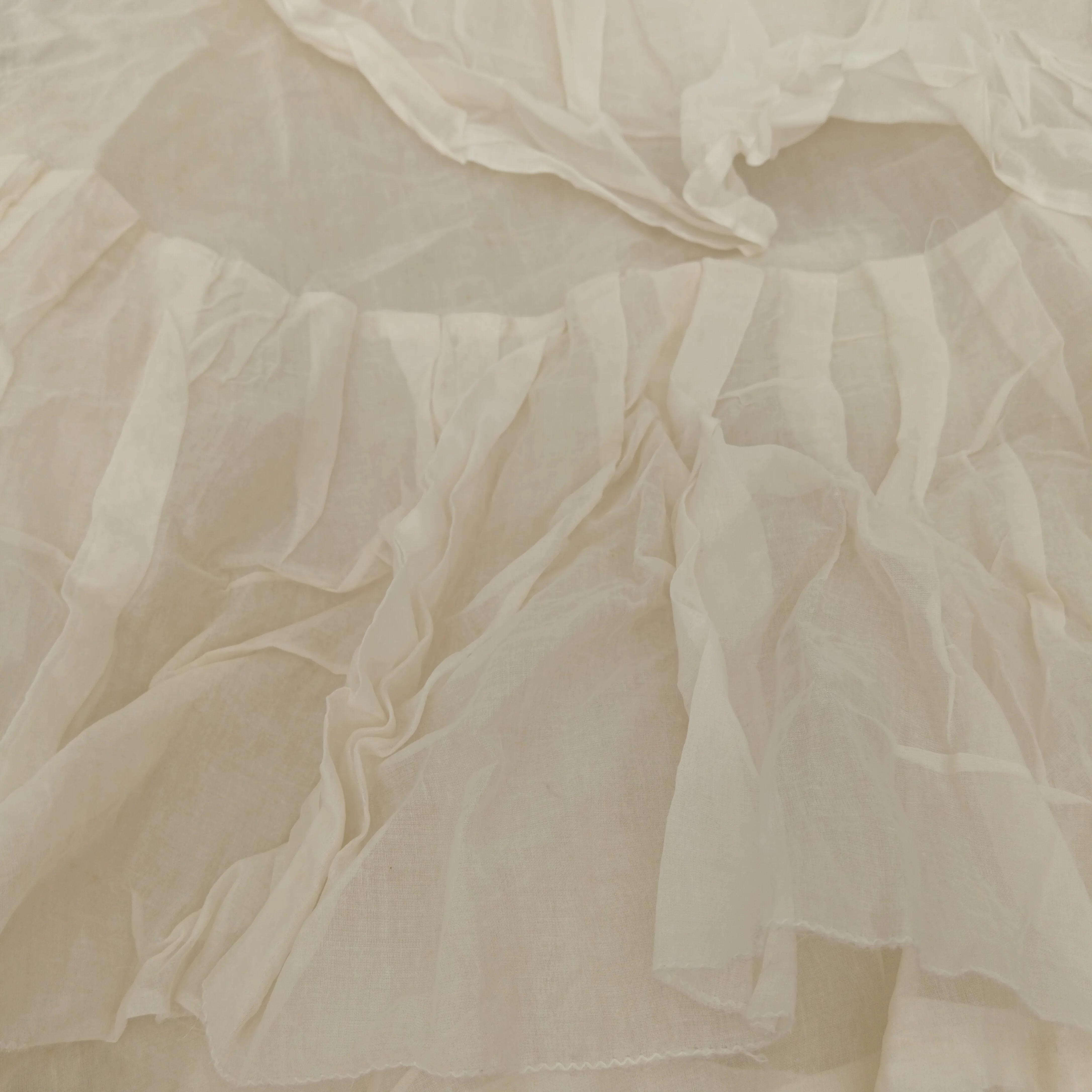 Unbranded Women's White Ruffled White Underskirt Tie Waist One Size Womenswear | Pre-loved - Image 6