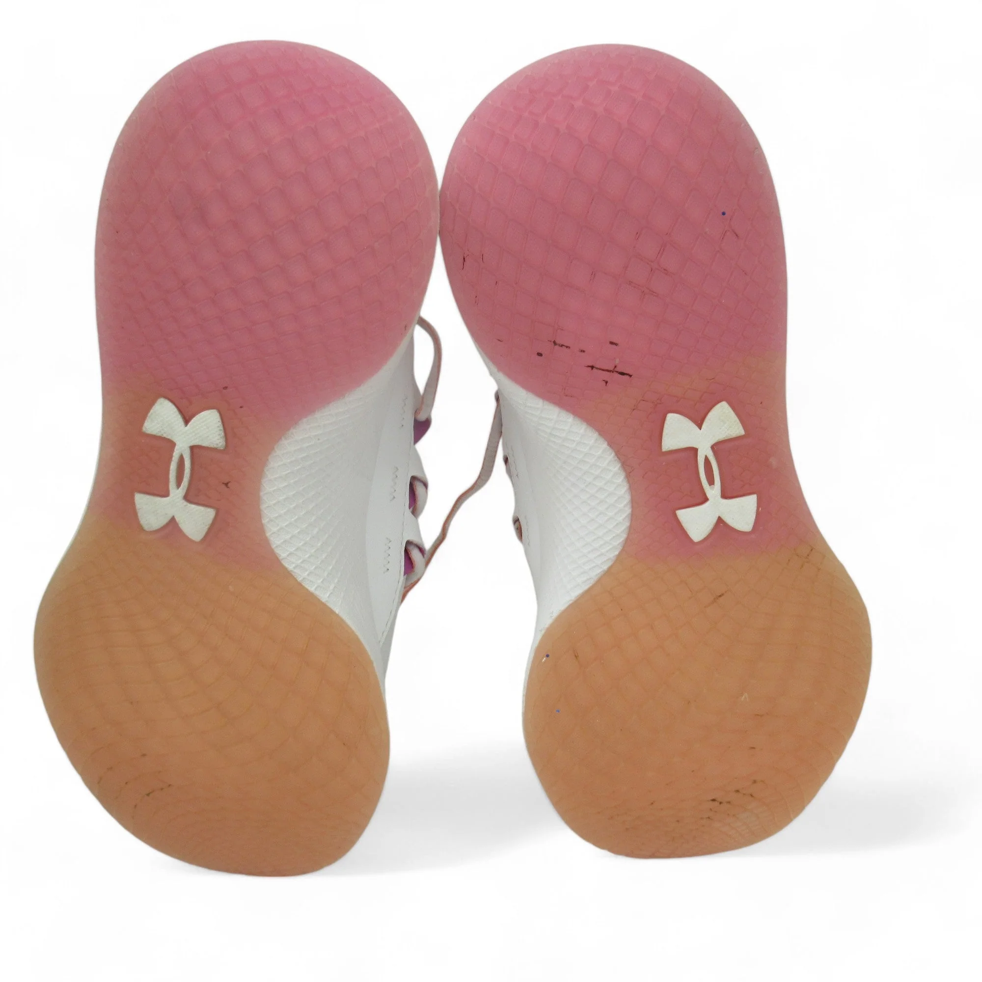 Under Armour UK 4 White Pink Trainers Sports Womenswear | Preloved - Image 6