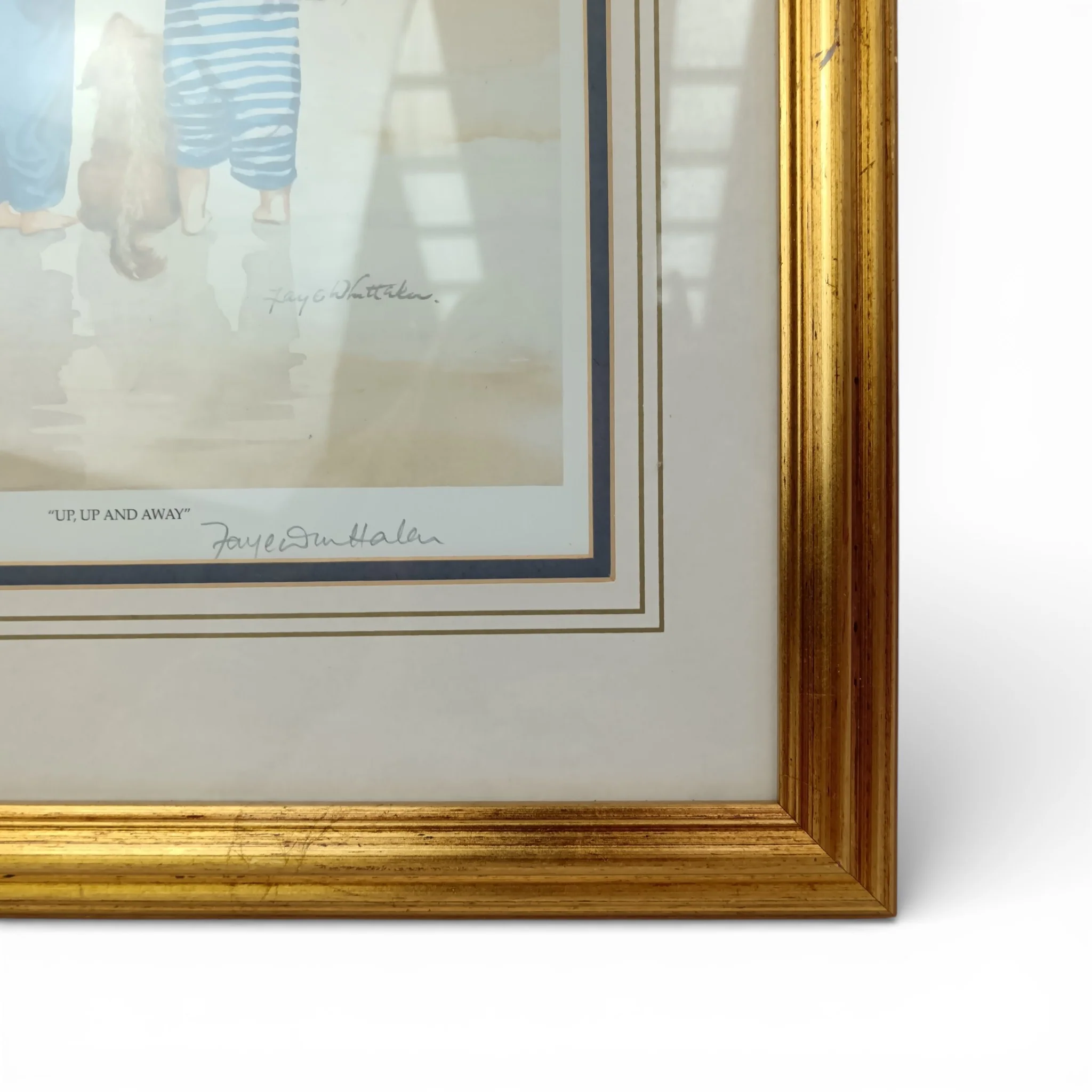 'Up, Up and Away' by Faye Whittaker Art Print Limited Edition 2191/2450 Framed | Pre-loved - Image 6