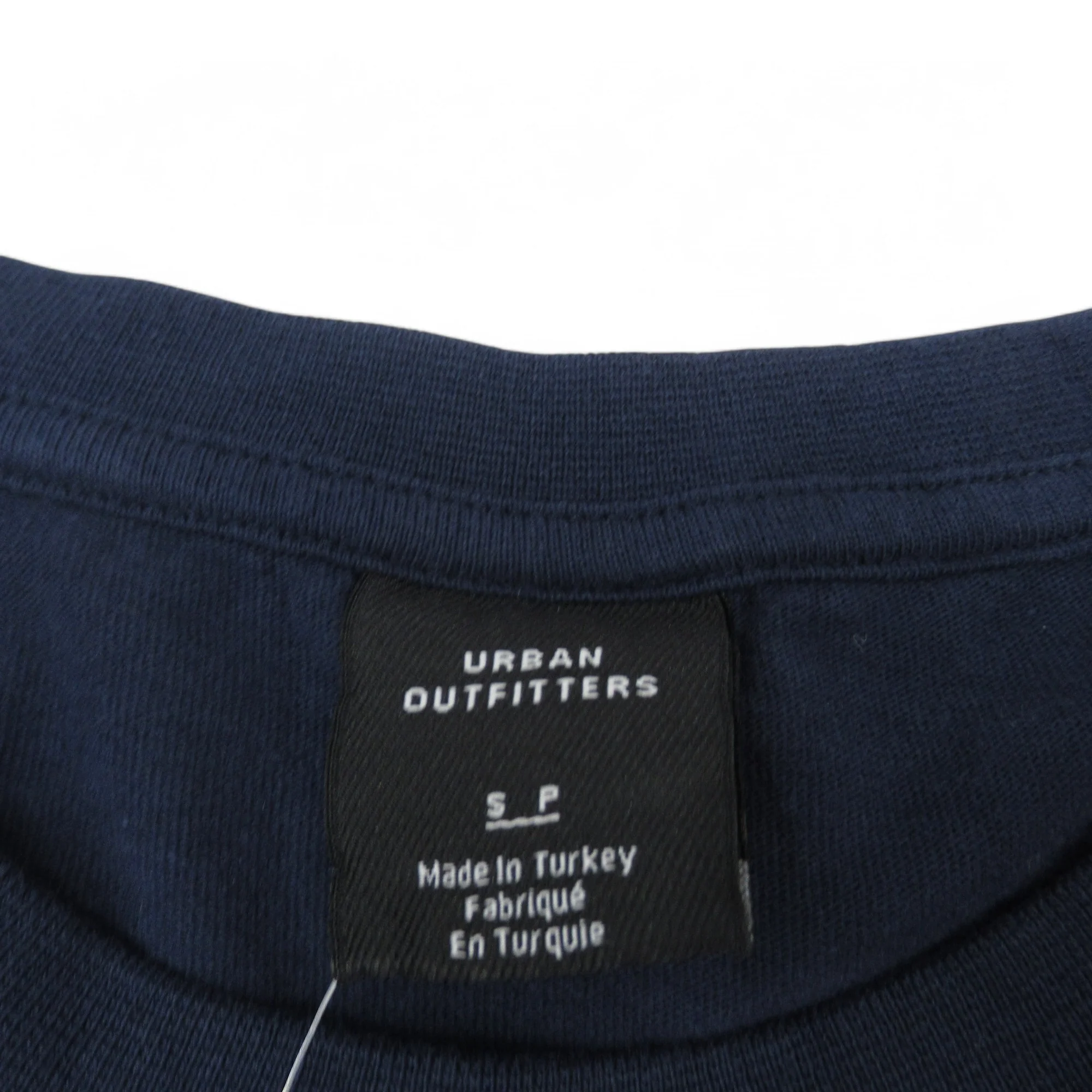 Urban Outfitters T Shirt Small Blue Cotton Menswear | Preloved - Image 4