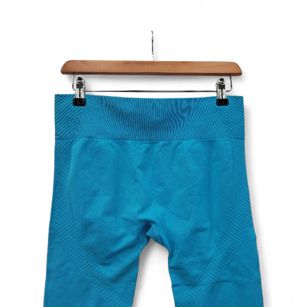 USA Pro Sports Gym Leggings UK 14 Blue Womenswear | Pre-loved - Image 3