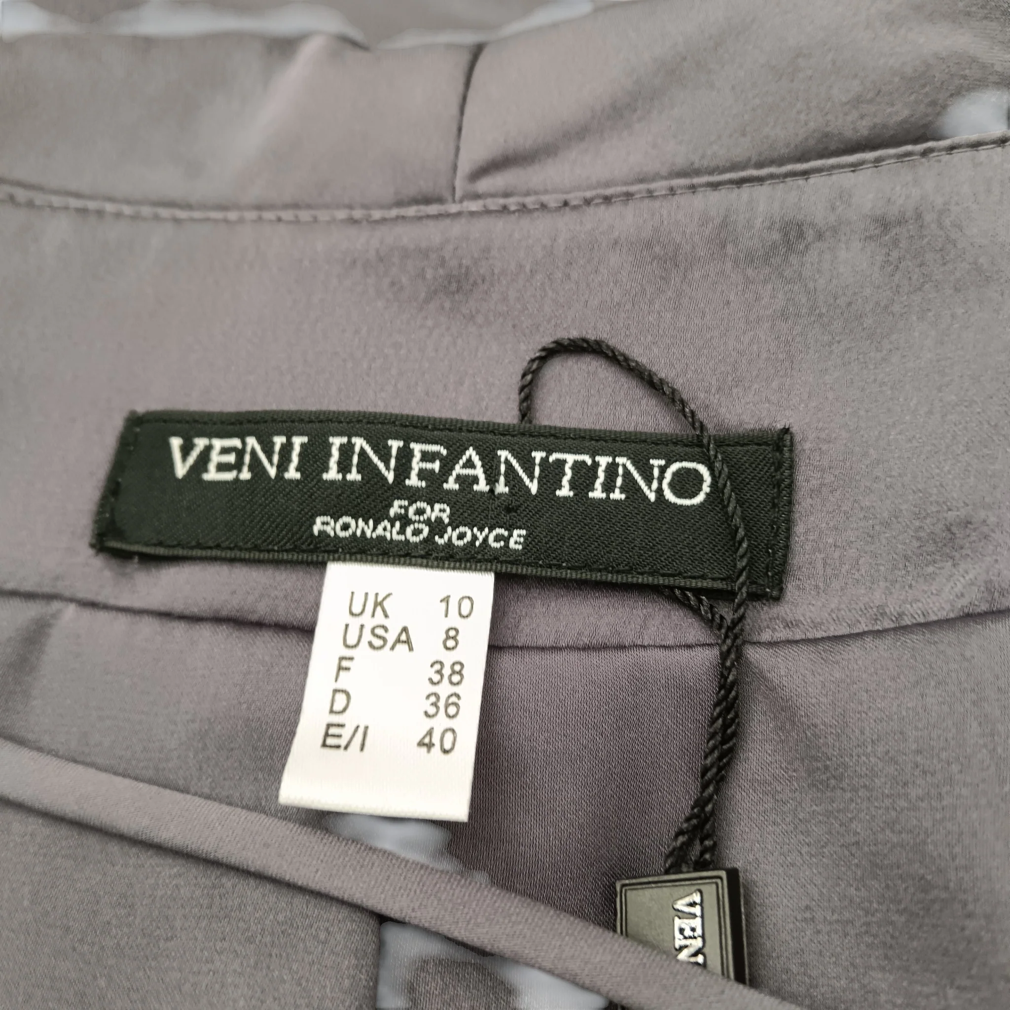 Veni Infantino for Ronalo Joyce Mother Of Bride Mauve Lace Dress With Matching Jacket UK 10 - Womenswear | Pre-loved - Image 3