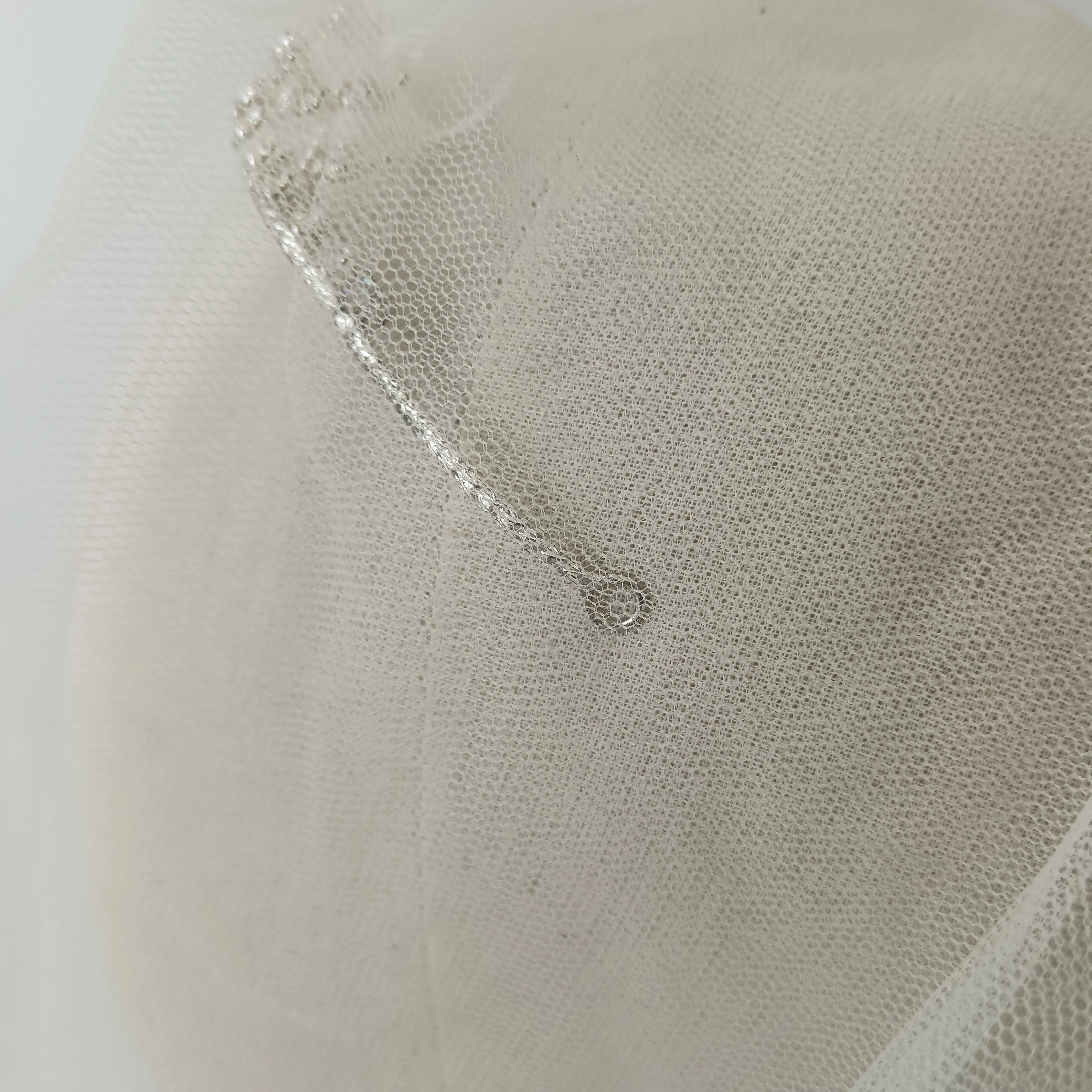 Vintage Bridal Double Veil with Diadem Floral Lace Trim - Womenswear | Pre-loved - Image 5