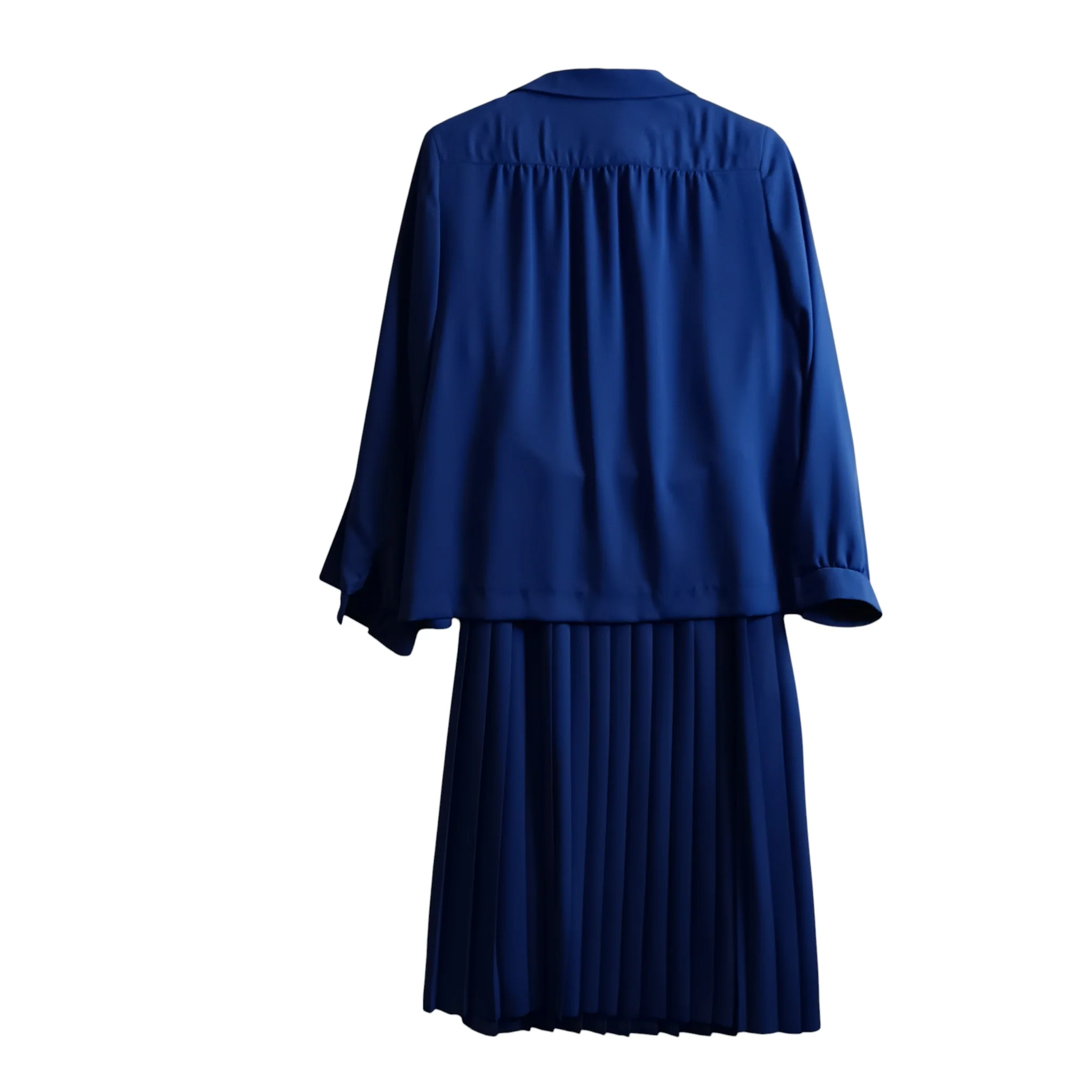 Vintage Eastex Blue Dress And Opened Jacket  UK 12 Womenswear | Pre-loved - Image 2