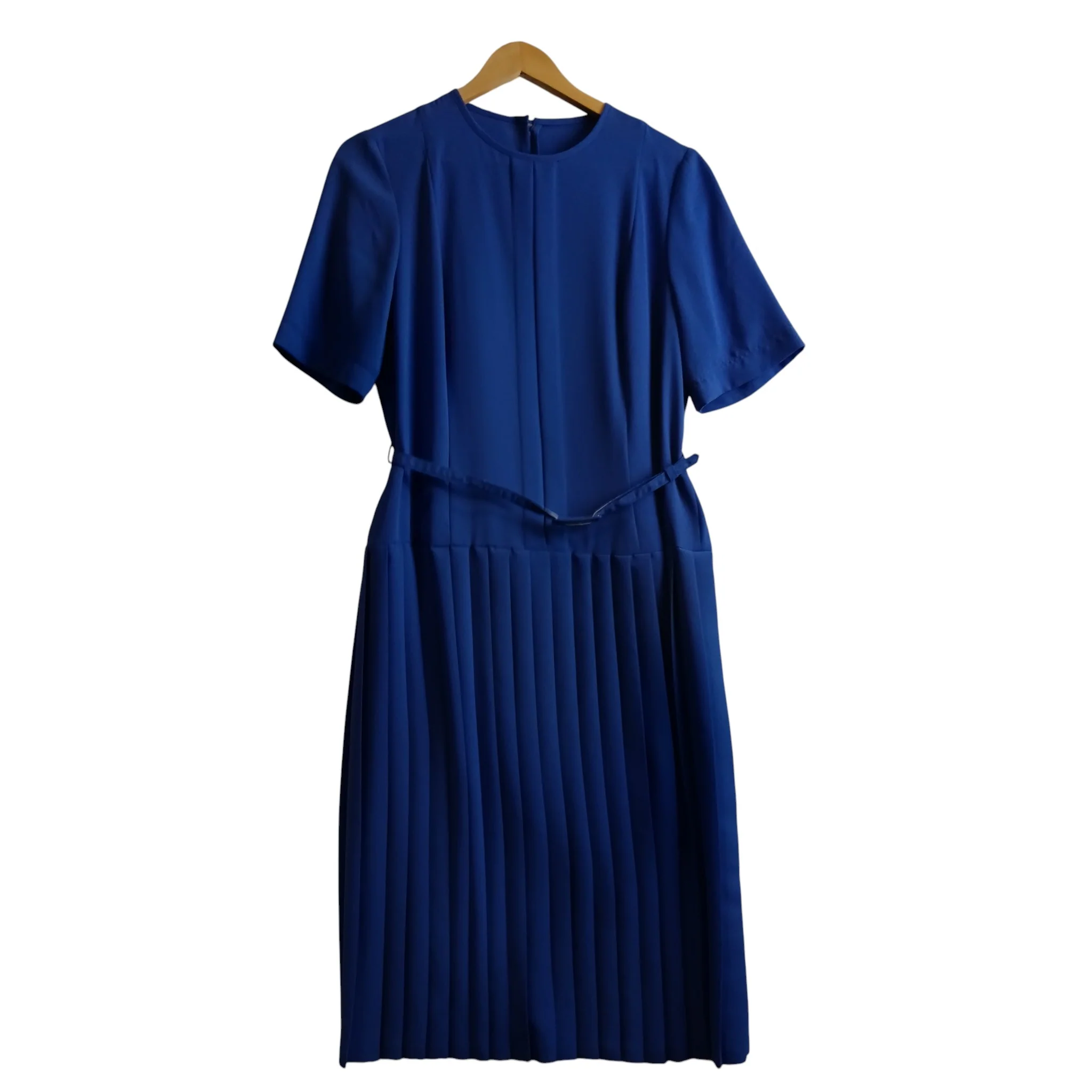 Vintage Eastex Blue Dress And Opened Jacket  UK 12 Womenswear | Pre-loved - Image 4