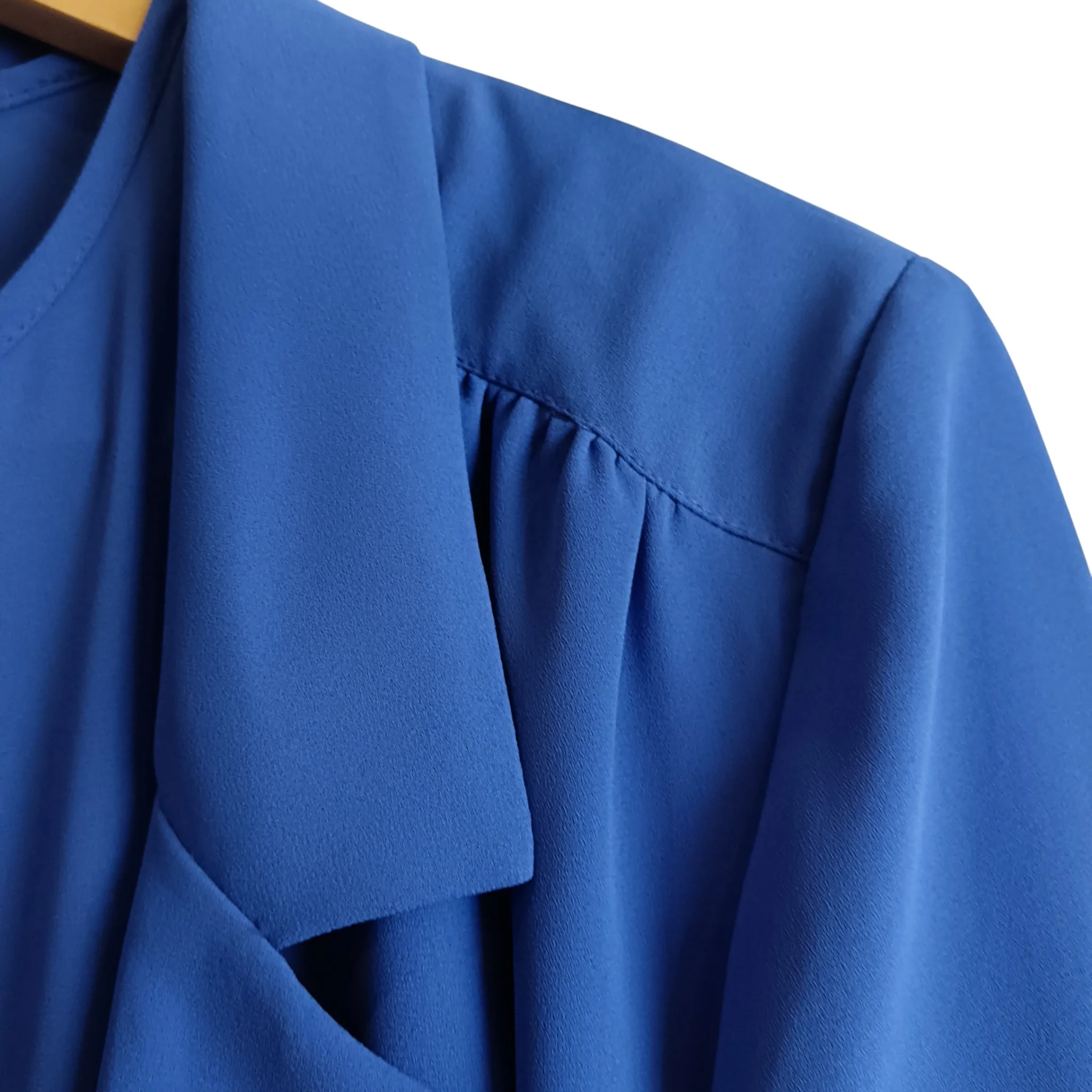 Vintage Eastex Blue Dress And Opened Jacket  UK 12 Womenswear | Pre-loved - Image 5