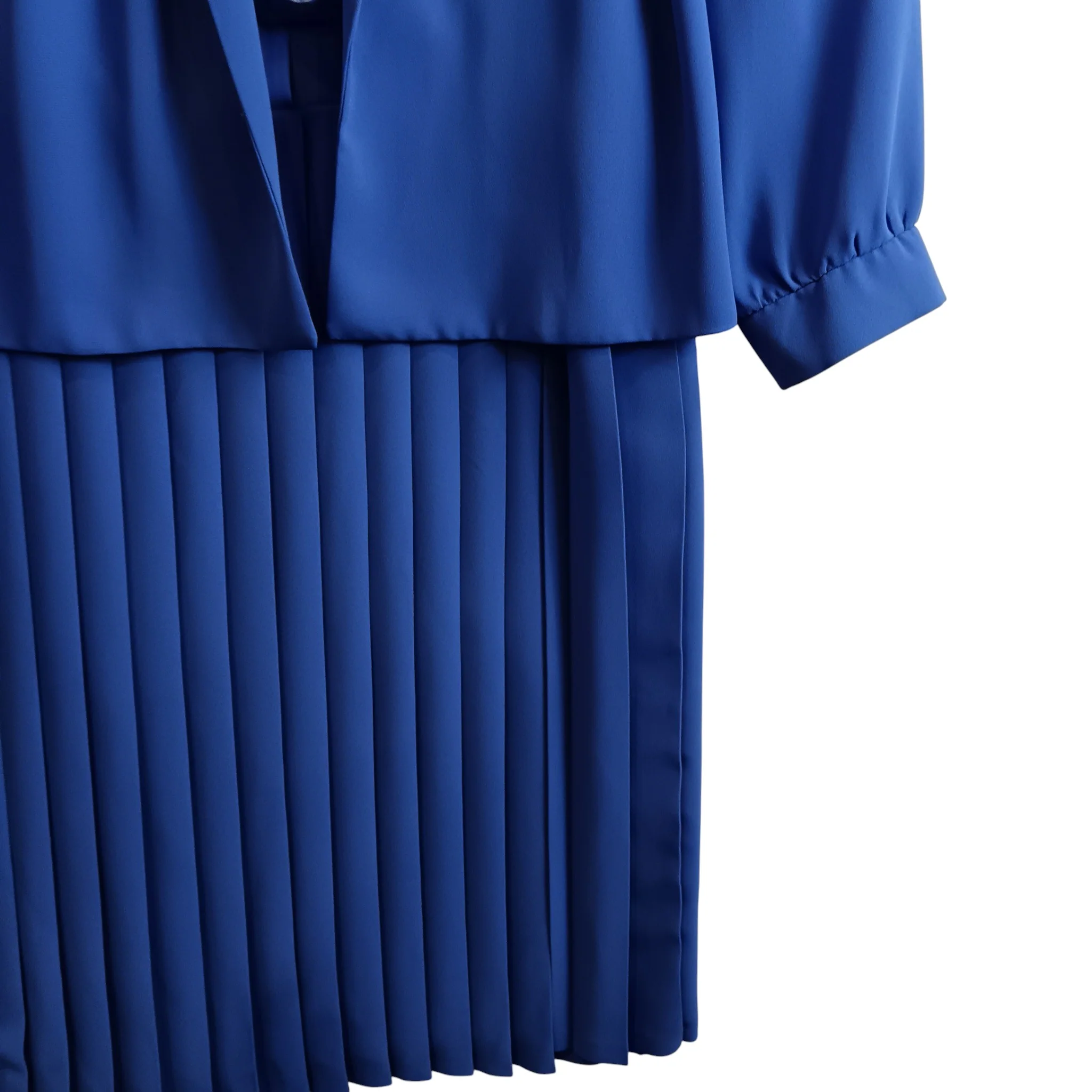Vintage Eastex Blue Dress And Opened Jacket  UK 12 Womenswear | Pre-loved - Image 6