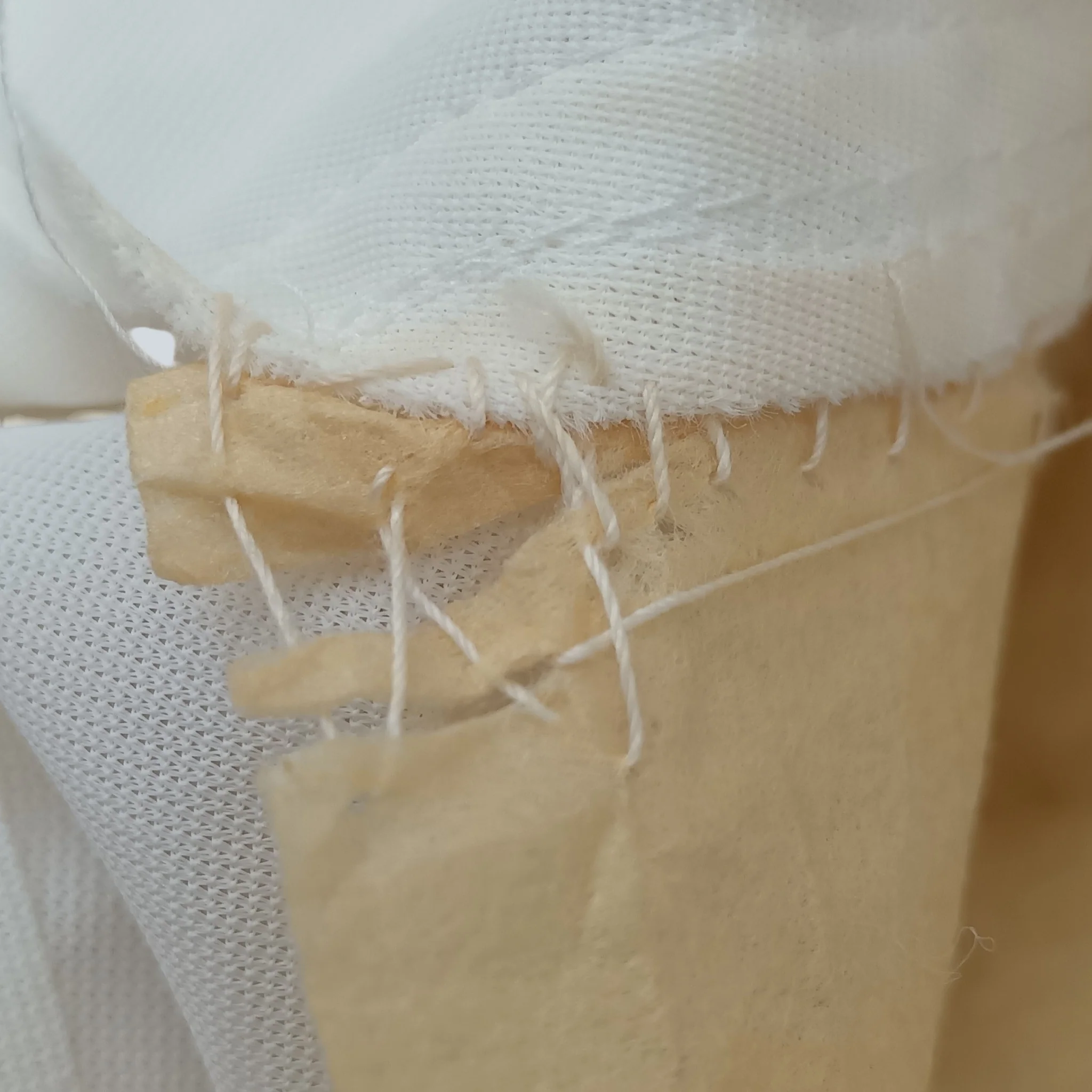 Vintage Empire Ivory  Hi-low Wedding Dress Sleeved Cap UK Medium Womenswear | Pre-loved - Image 6