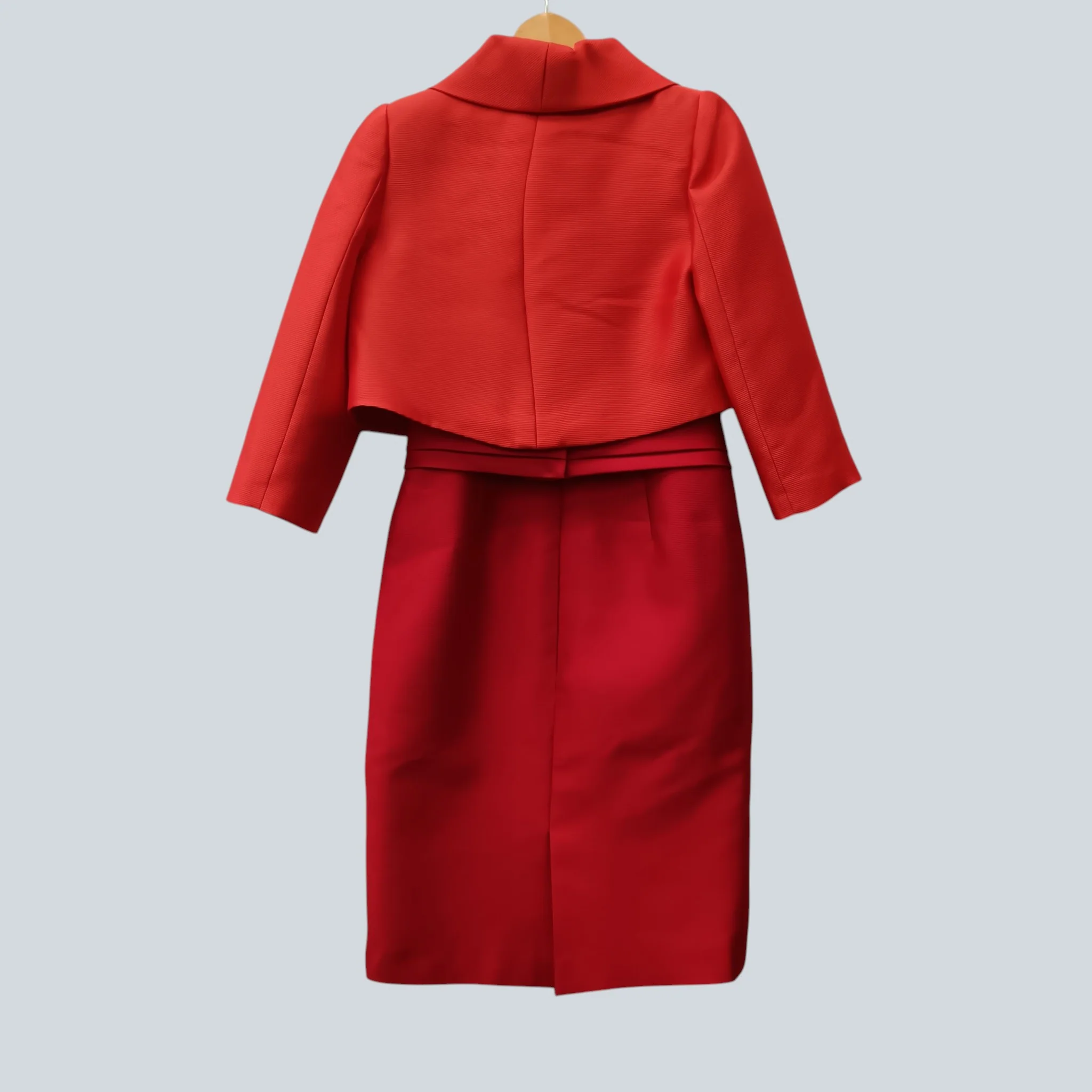 Vintage Teresa Ripoll Ladies Special Occasion Red Two Tones Ladies Outfit UK 14 Womenswear | Pre-loved - Image 2