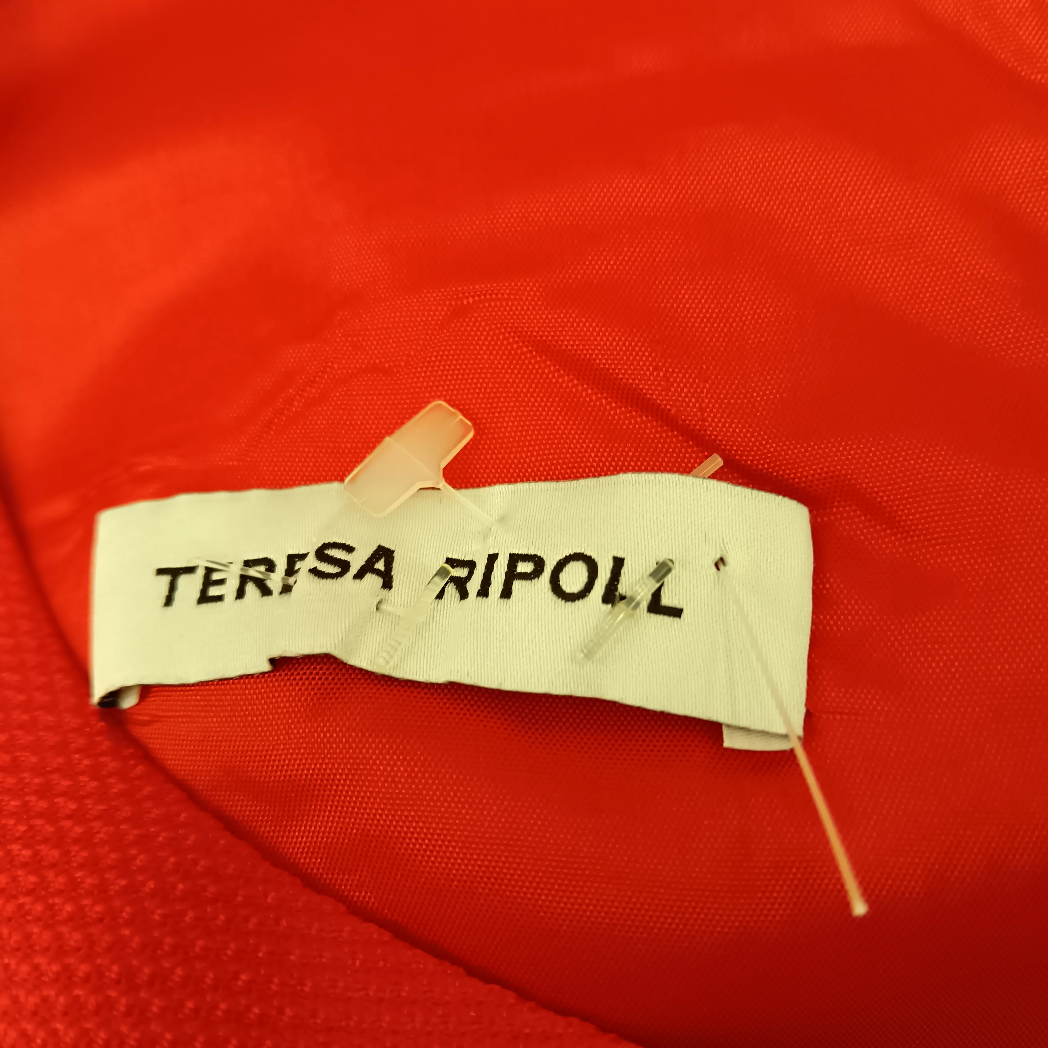 Vintage Teresa Ripoll Ladies Special Occasion Red Two Tones Ladies Outfit UK 14 Womenswear | Pre-loved - Image 6
