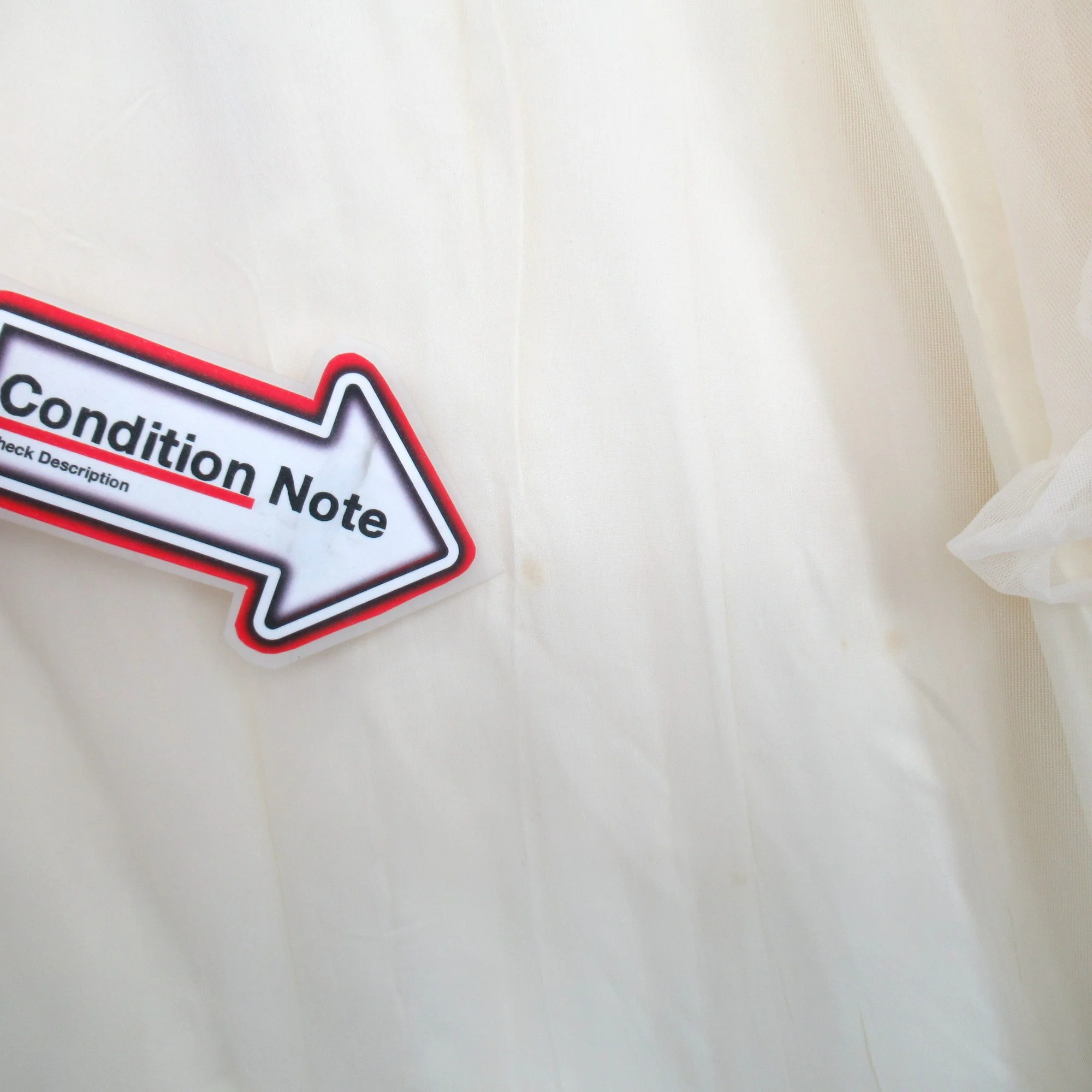 Vintage Wedding Dress Champagne Small Chiffon Womenswear | Pre-loved - Image 7