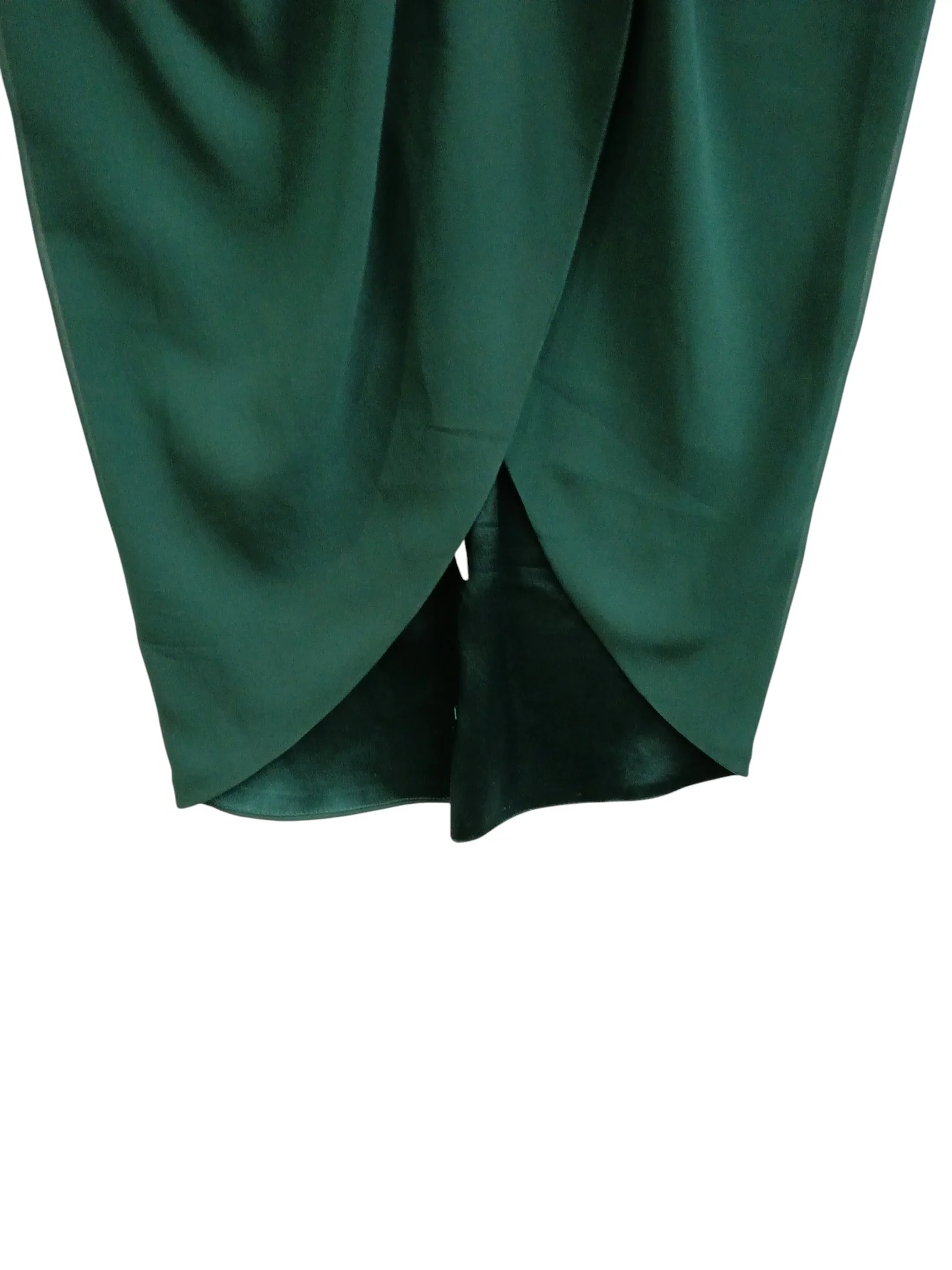 Virgos Lounge Beautiful Bottle Green Beaded Tulip Dress UK 10 -  Womenswear | Pre-loved - Image 6