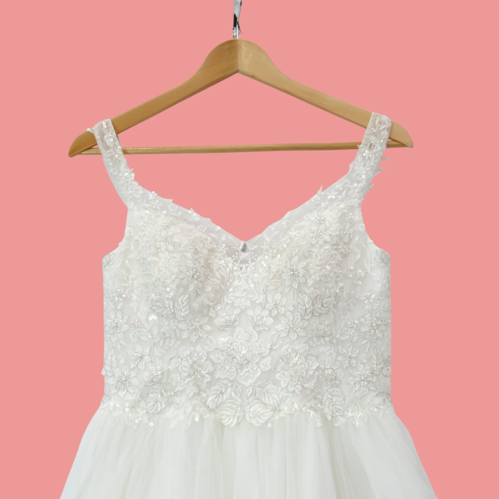 Viva Bride Wedding Dress Ivory UK 12 Womenswear | Pre-loved - Image 2