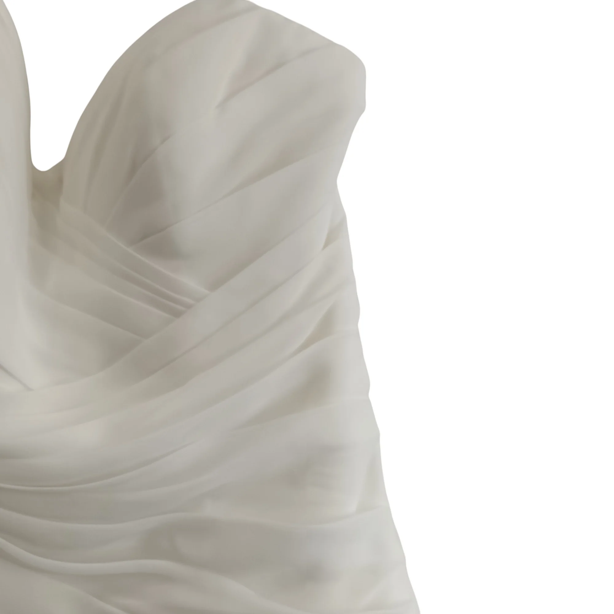 Viva Bride White Strapless Dress Corset Back UK 12 Womenswear | Pre-loved - Image 3
