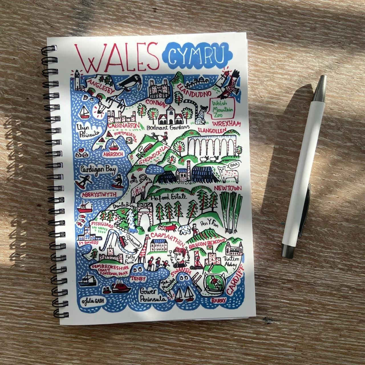 Wales Julia Gash | Notebook - Image 2