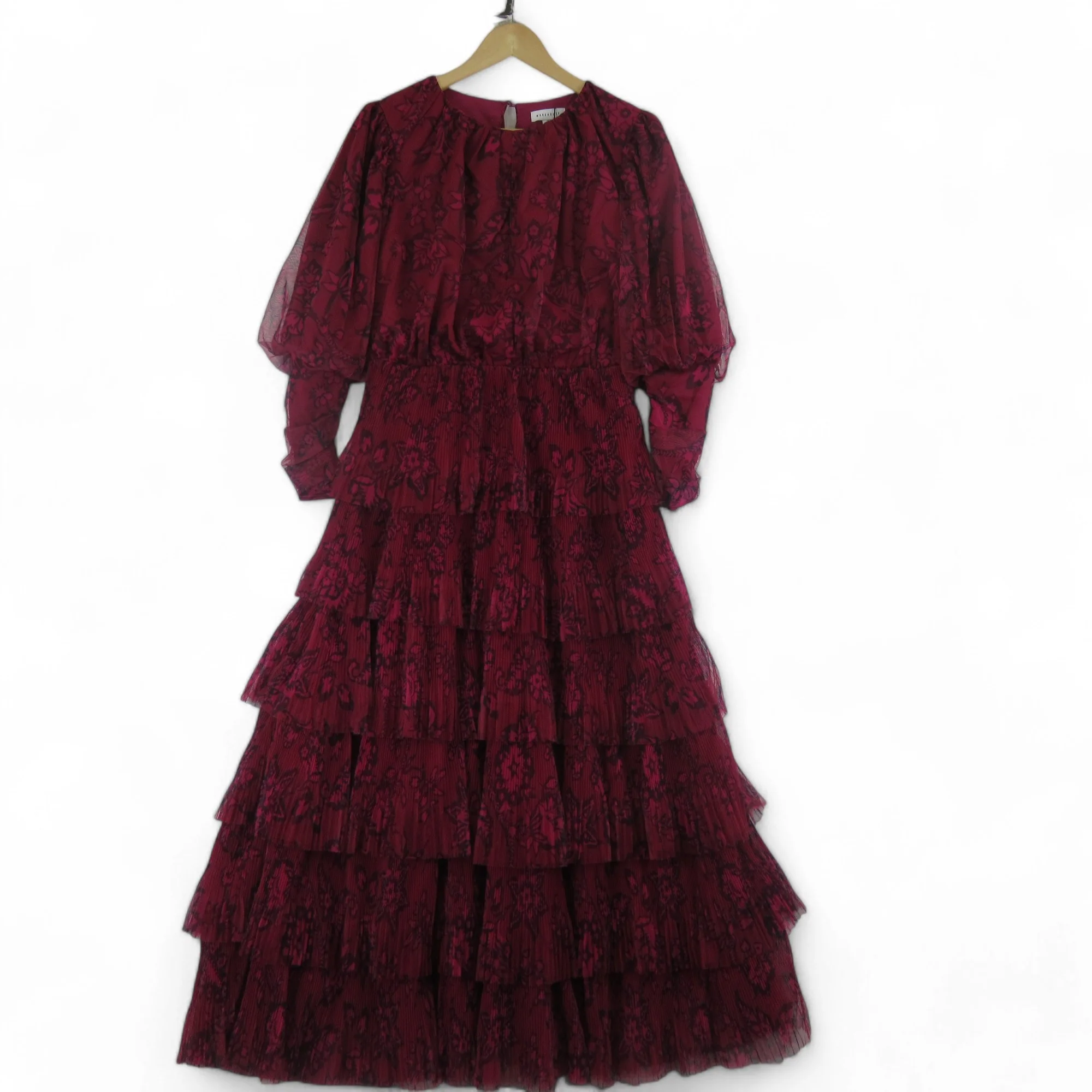 Warehouse UK 10 Pink Tiered Tulle Dress Womenswear | Preloved