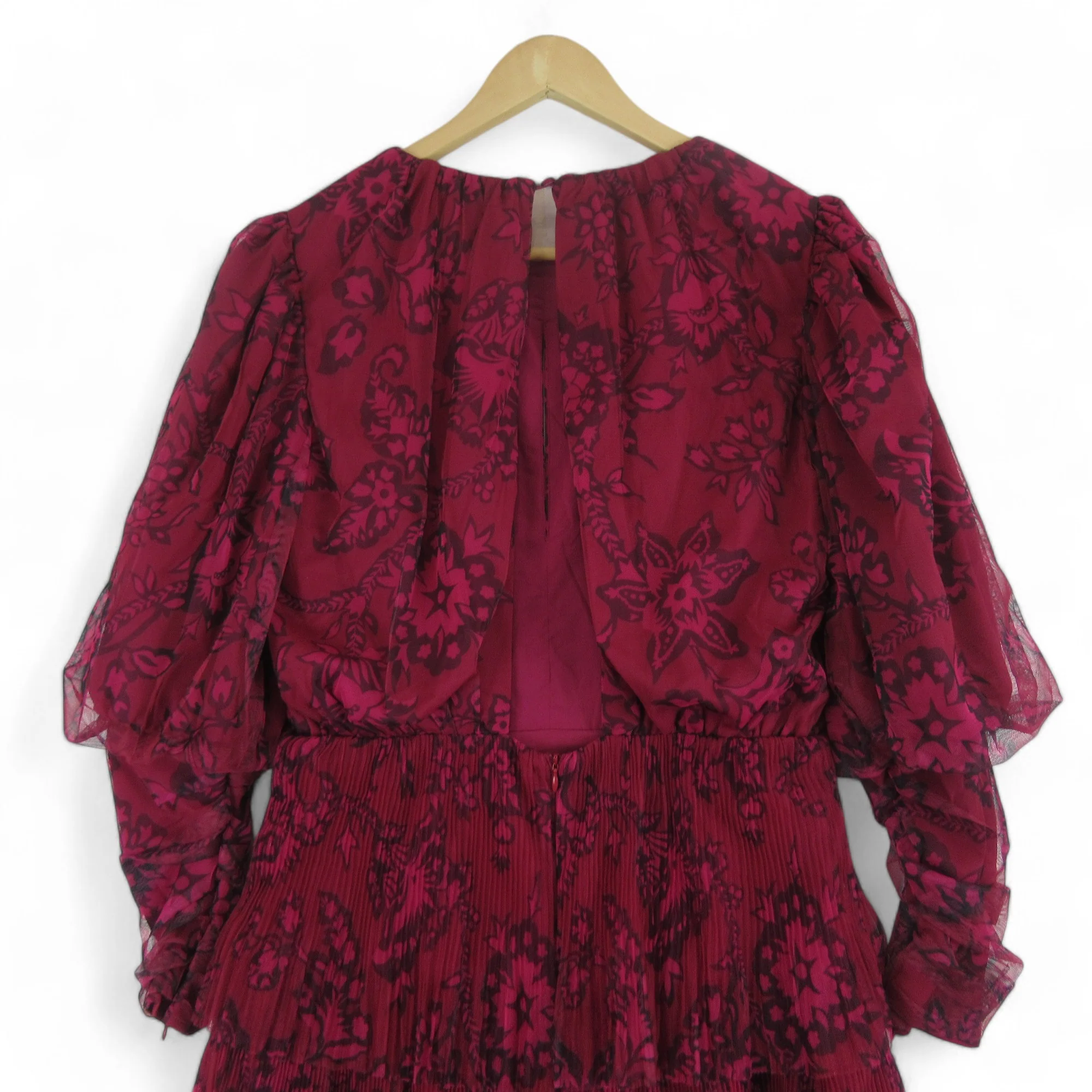 Warehouse UK 10 Pink Tiered Tulle Dress Womenswear | Preloved - Image 5
