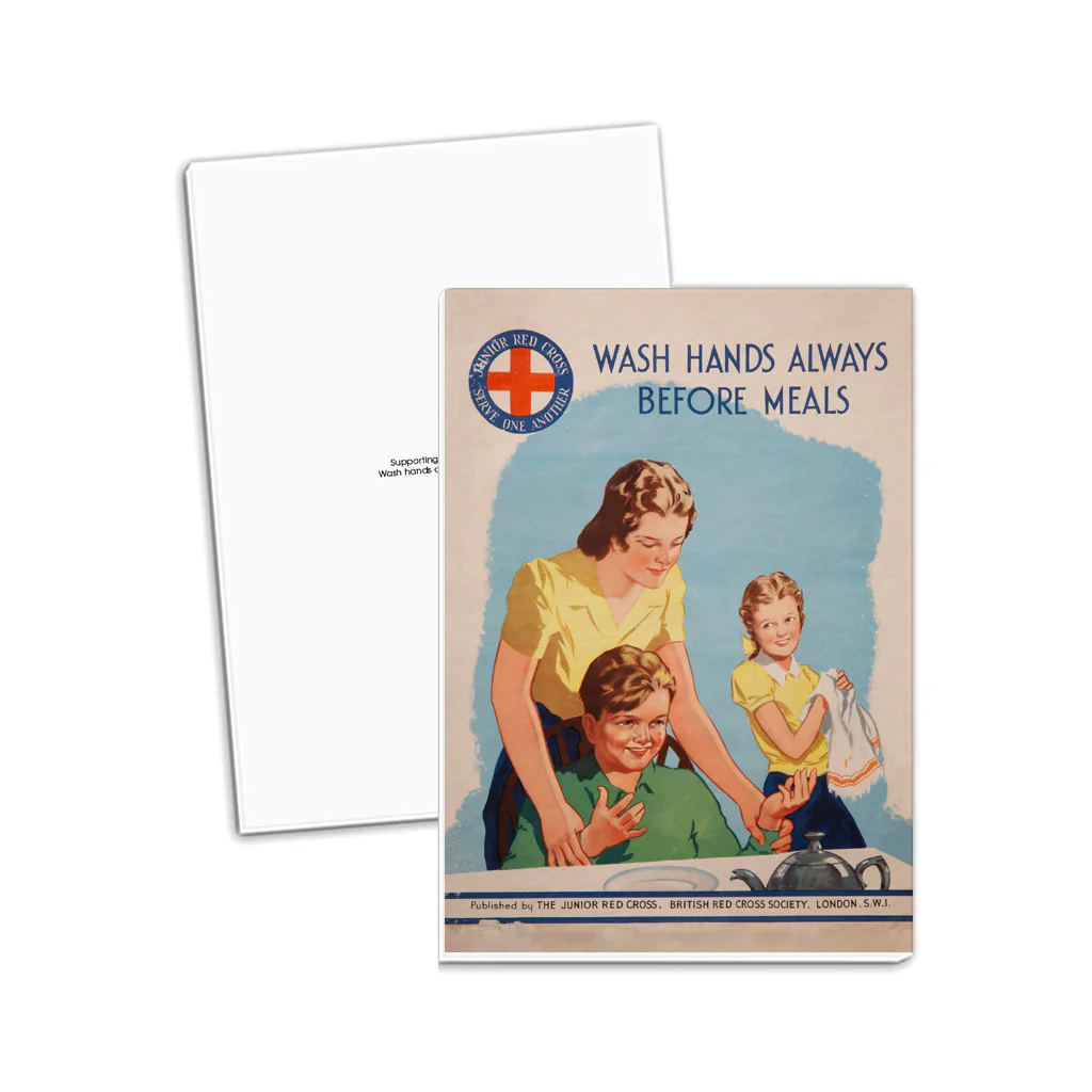 Wash hands always A5 Notebook | Heritage Collection - Image 3