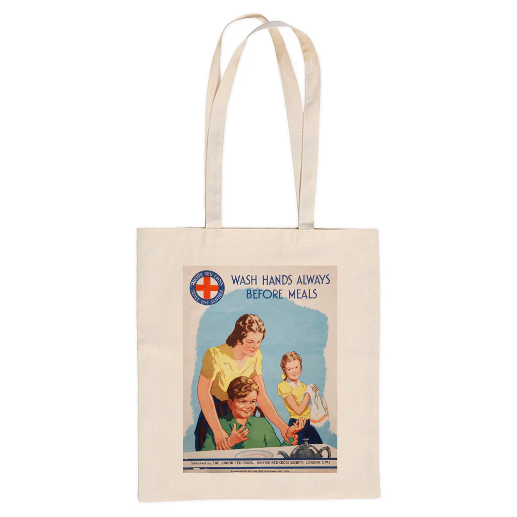 Wash hands always Tote bag | Heritage Collection - Image 2