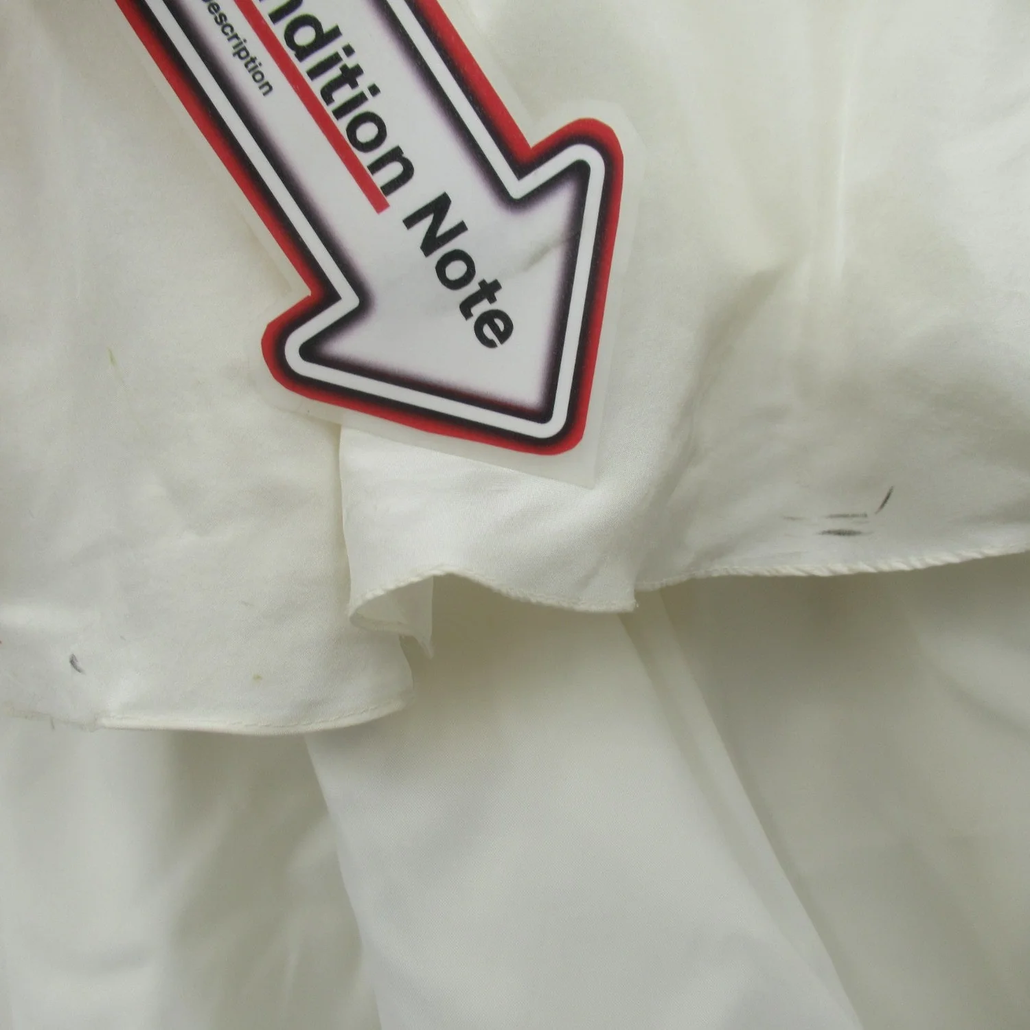 Wedding Dress Ivory Satin Small Womenswear | Pre-loved - Image 4