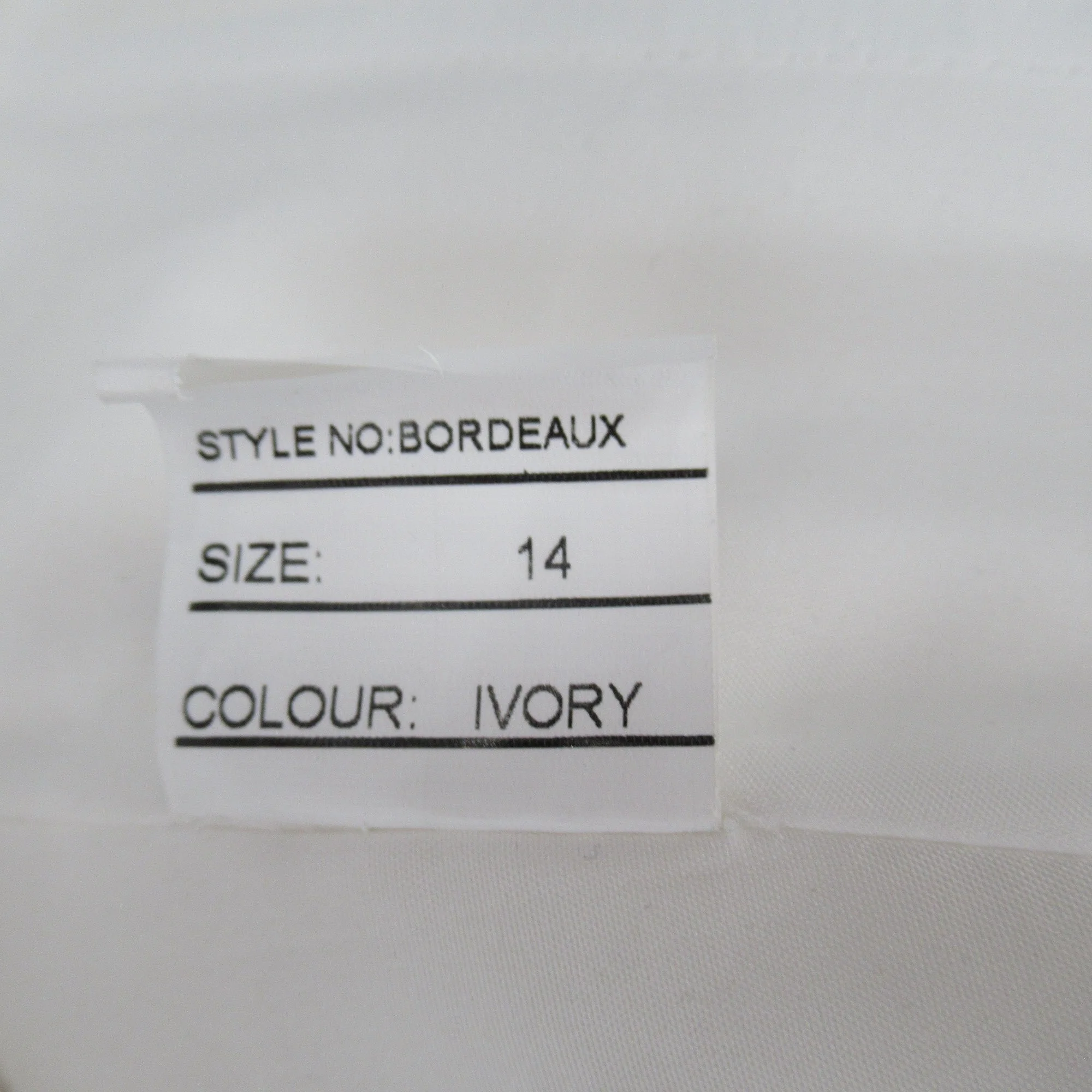 Wedding Dress Ivory UK 14 Diamante Womenswear | Pre-loved - Image 6