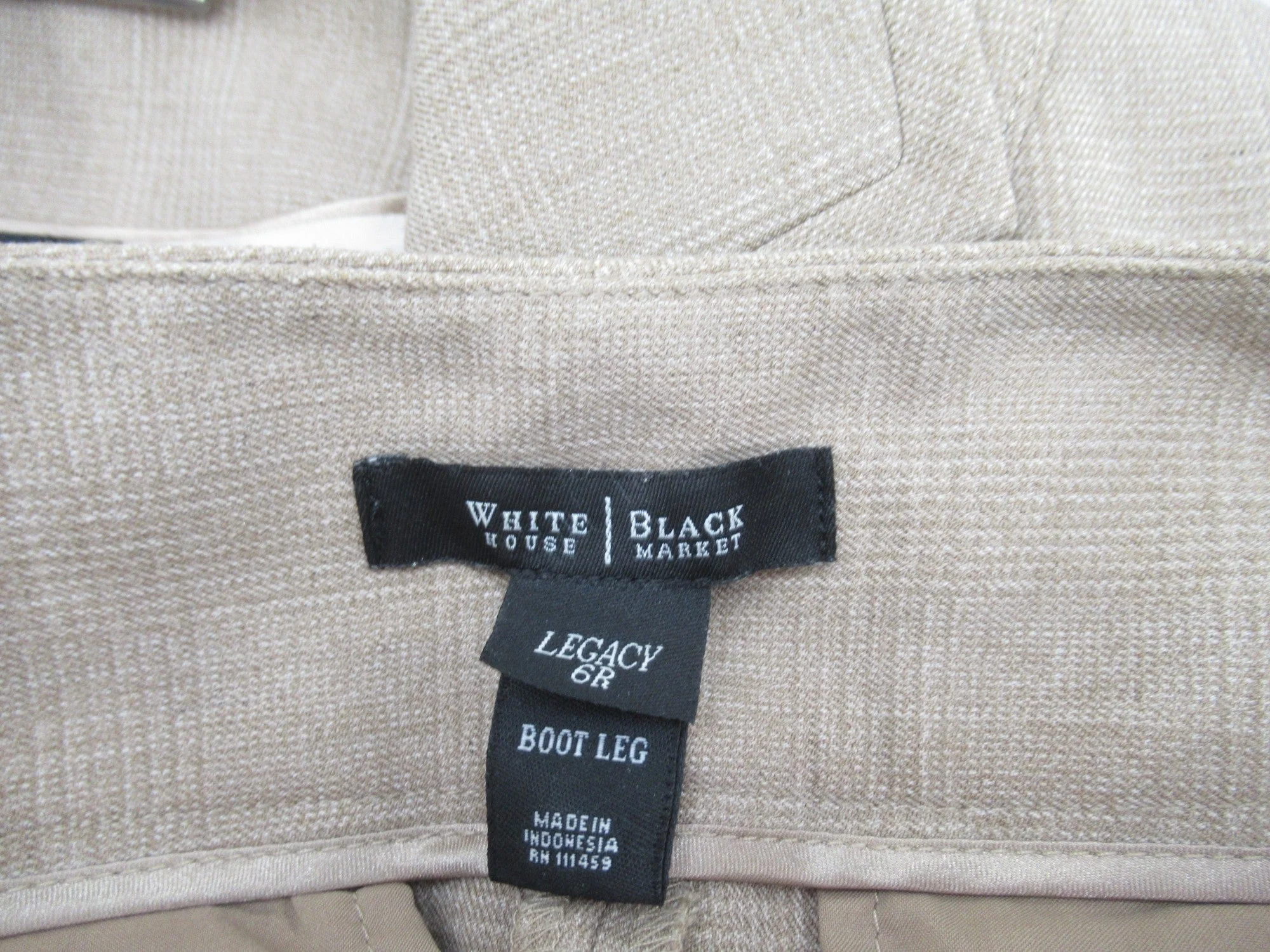 White Black Small Beige Trouser Suit Womenswear | Preloved - Image 6