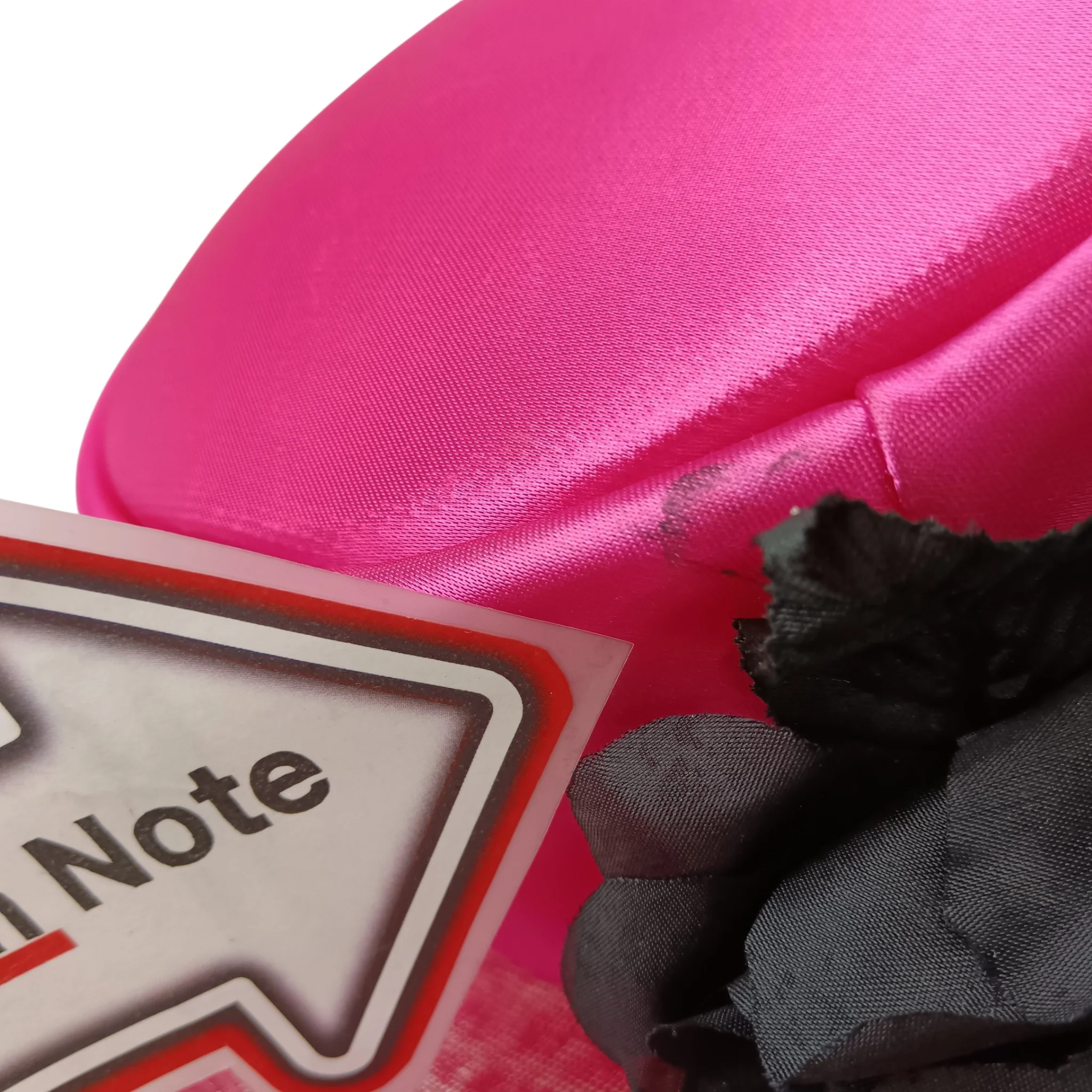 Whiteley Fuchsia With Black Rose Detail Special Occasion Wedding Hat Womenswear | Pre-loved - Image 5