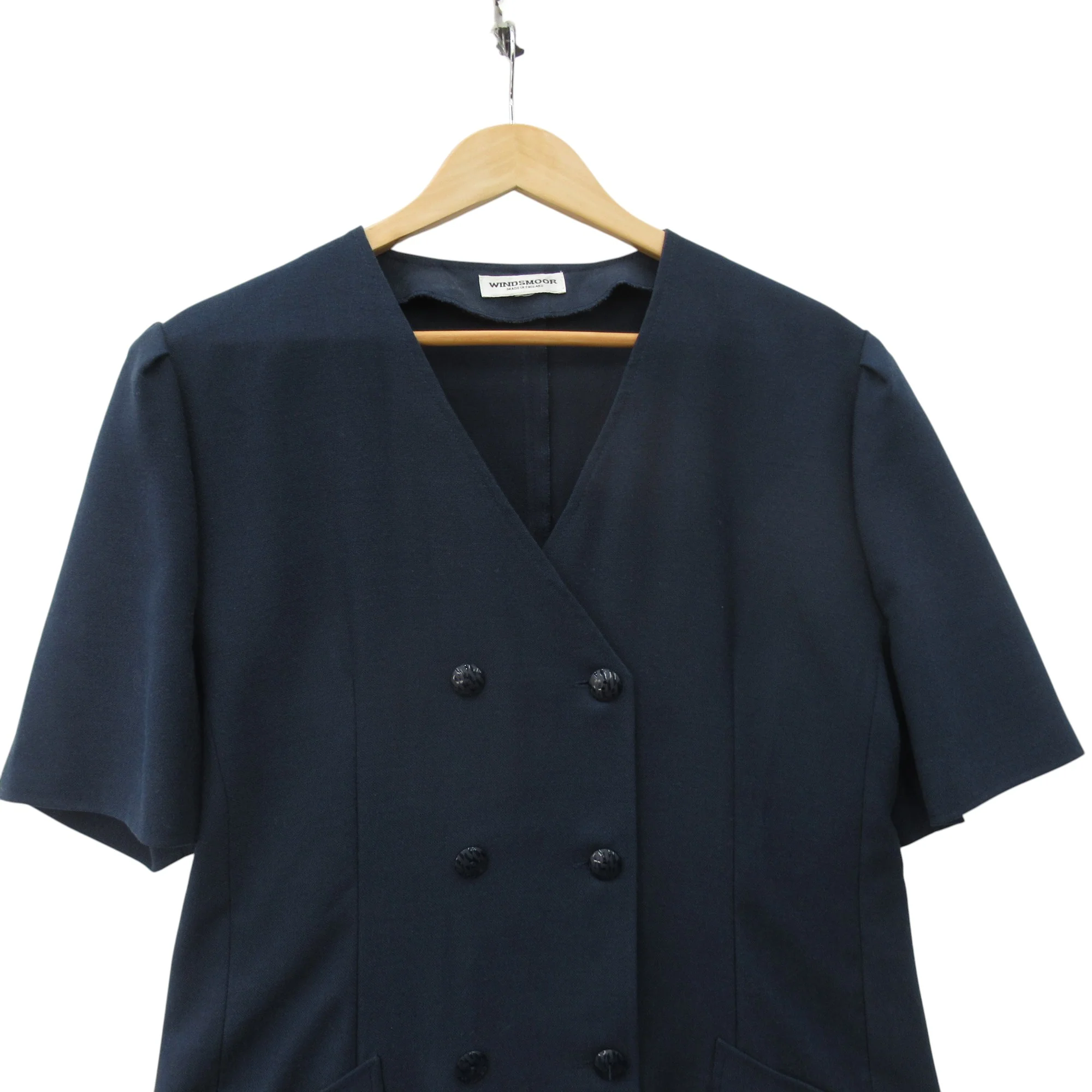 Windsmoor Vintage Shift Dress Navy Blue UK 16 Womenswear | Preloved - Image 2