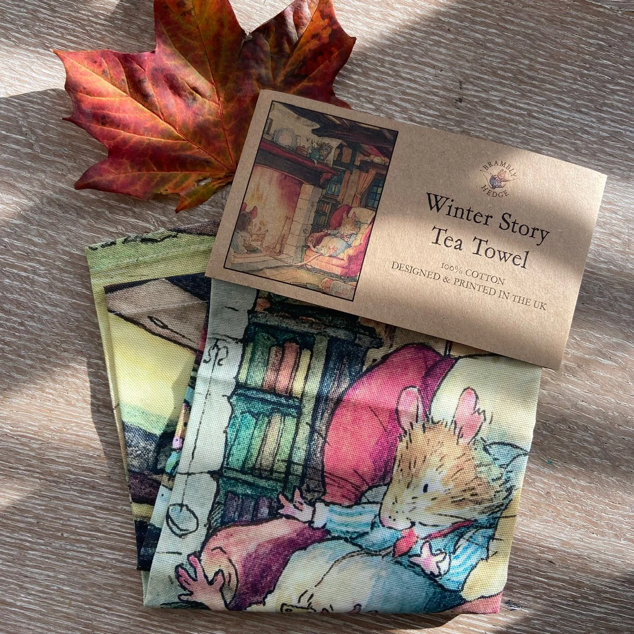 Winter Brambly Hedge | Tea towel