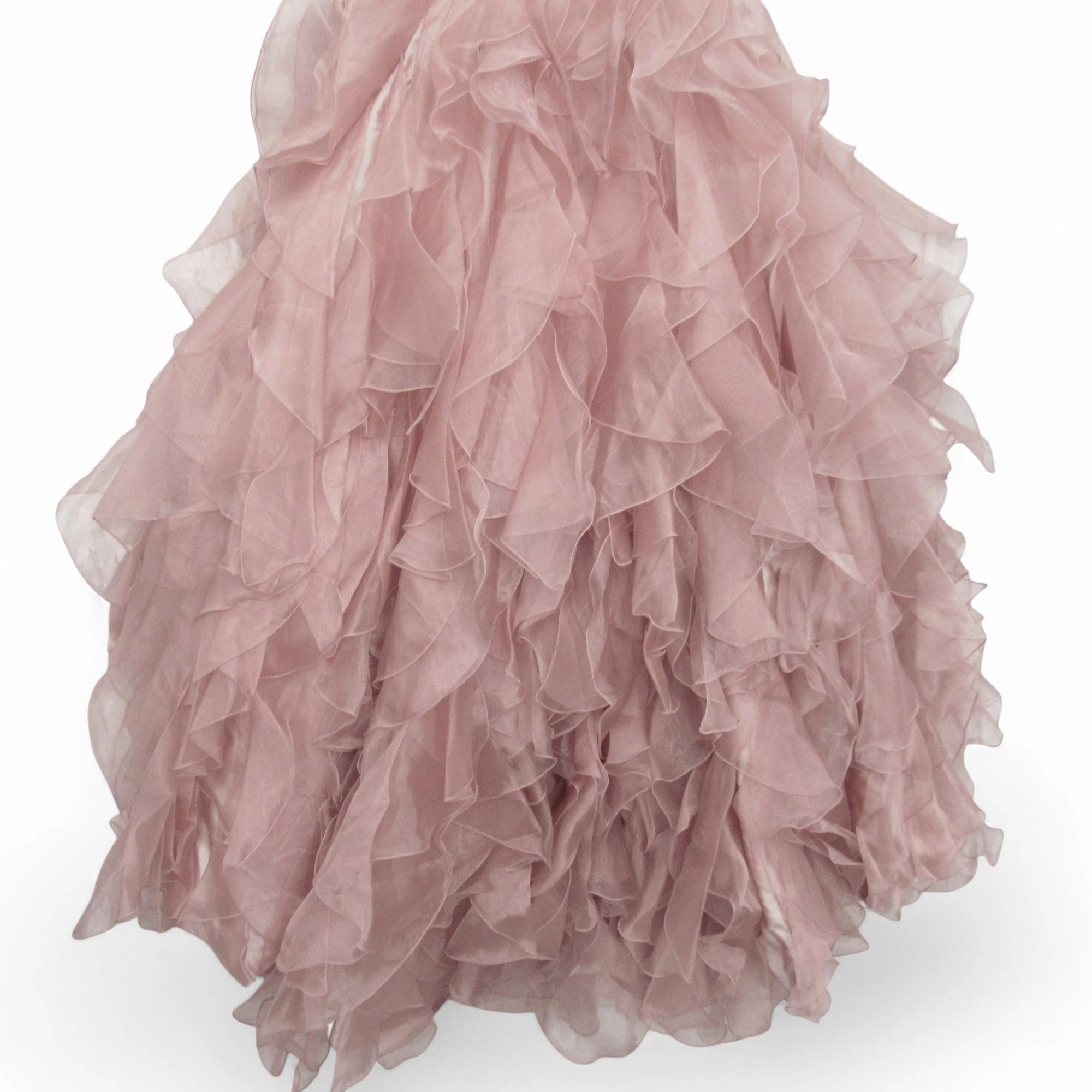 Yasmin By Dynasty Wedding Dress Pink UK 12 Womenswear | Pre-loved - Image 6