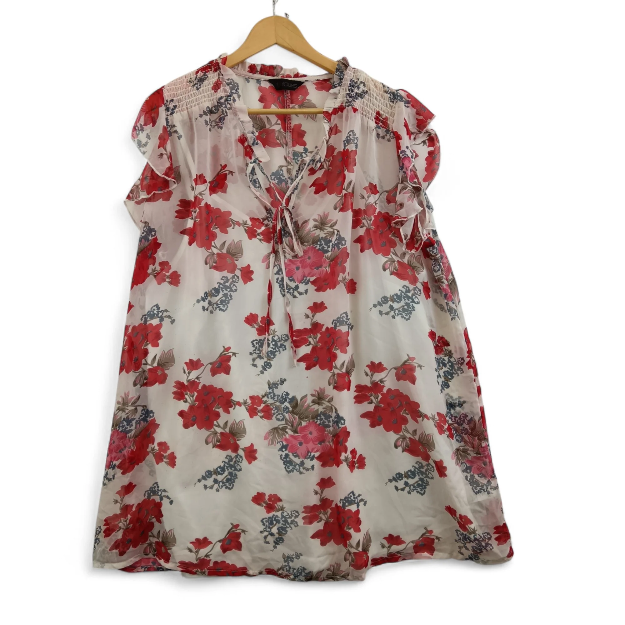 Yours Blouse Top UK 22 Multicoloured Floral Womenswear | Pre-loved