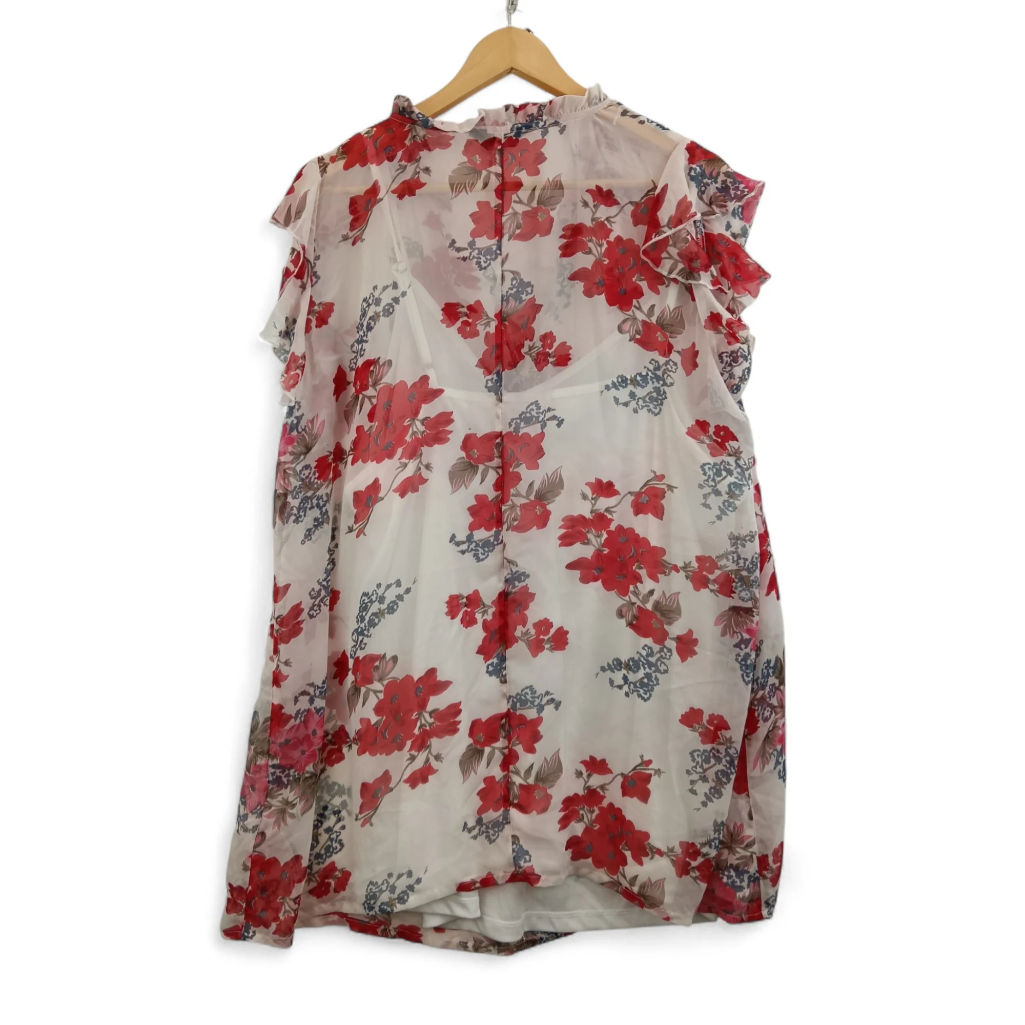 Yours Blouse Top UK 22 Multicoloured Floral Womenswear | Pre-loved - Image 5
