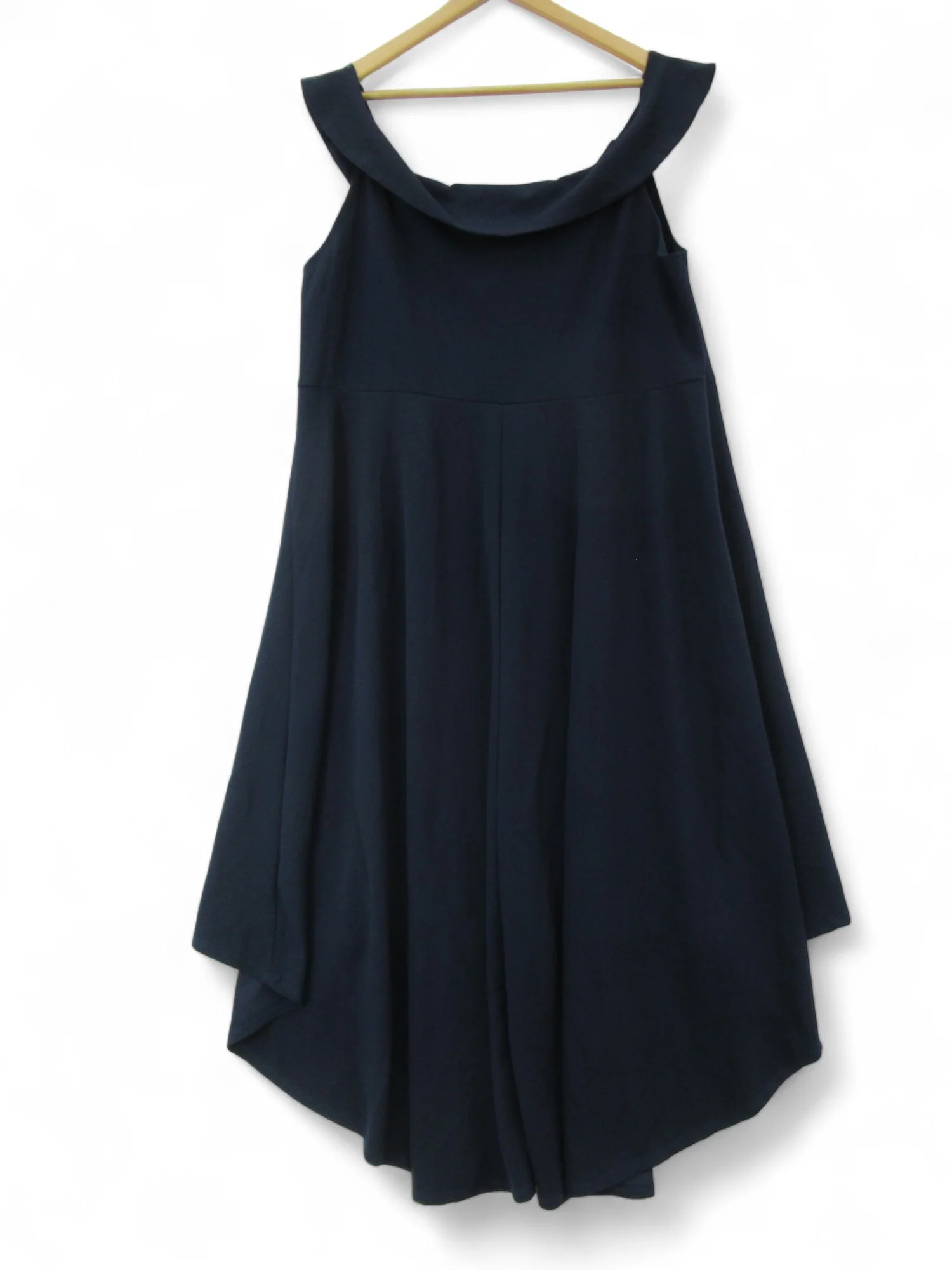 Yours High Waist Dress Navy Blue UK 24 Womenswear | Pre-loved - Image 2