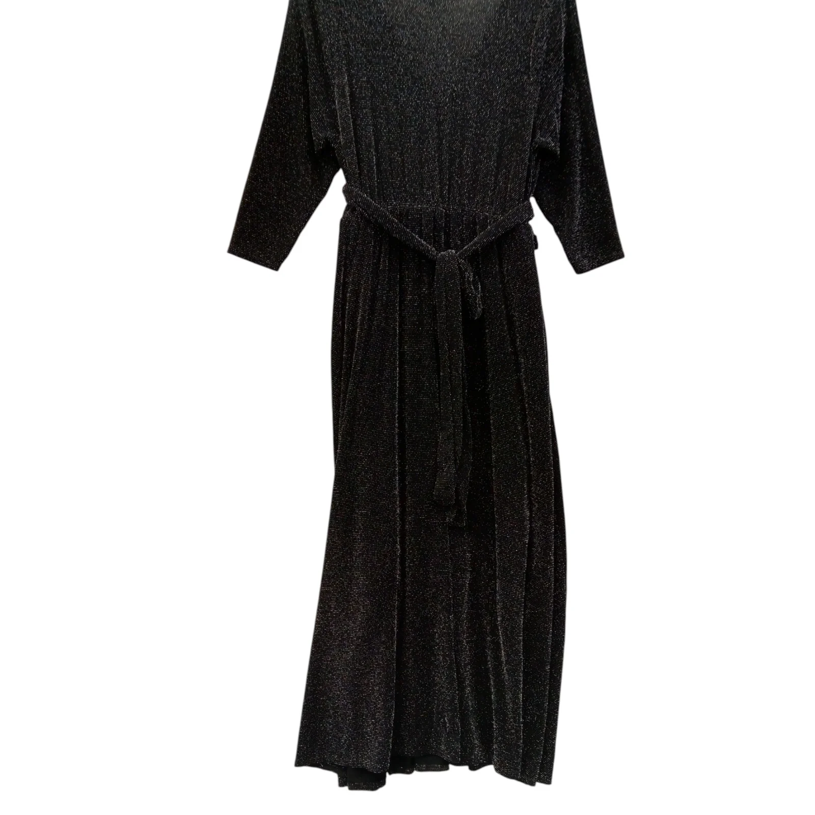 Yours London Black Glitter Dress UK 22 Womenswear | Pre-loved - Image 2