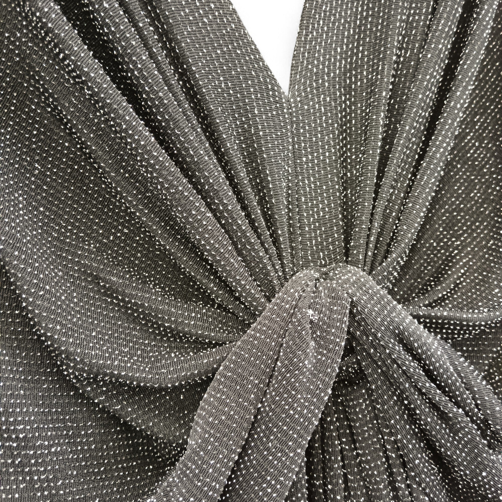 Yours London Black/Silver Long Dress UK 22 Womenswear | Pre-loved - Image 3