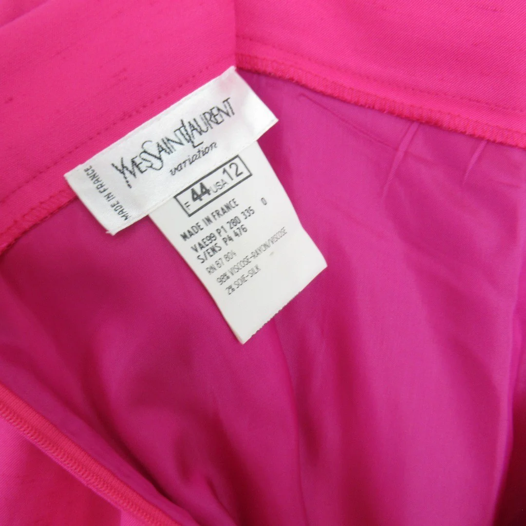 Yves Saint Laurent Vintage Mother Of Bride Outfit UK 14 Pink | Pre-loved - Image 5